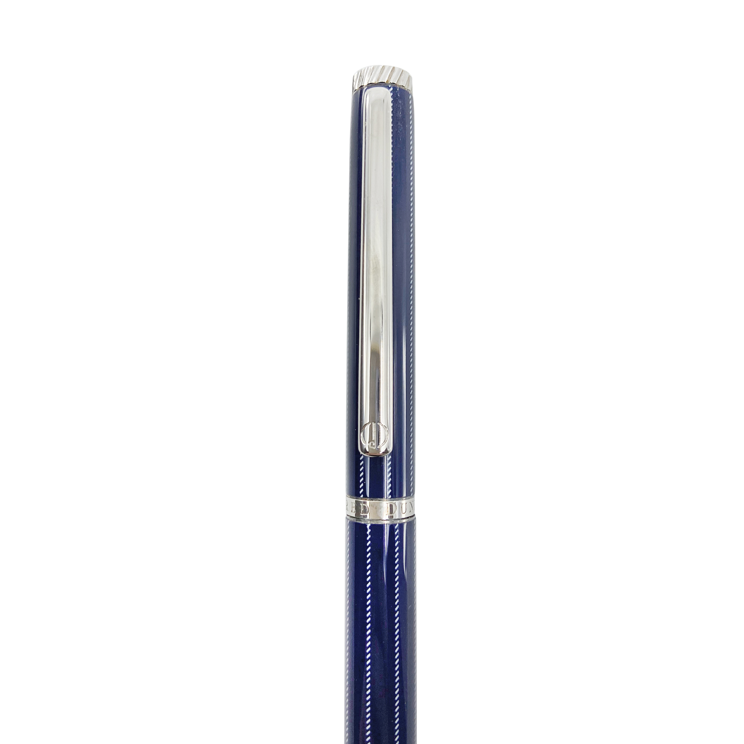 小物 dunhill slim moneyclip AG925 silver/Blue dunhill Gemline Silver Plated Barley Black Clip Ballpoint