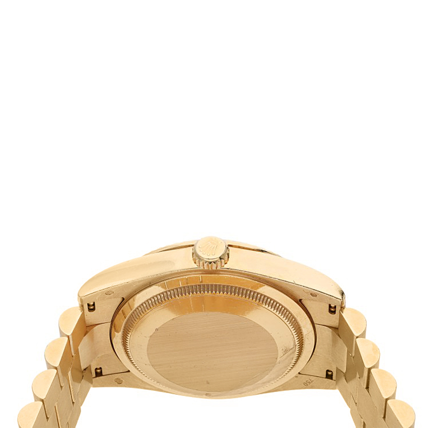 Day-Date Reference 118238, a yellow 