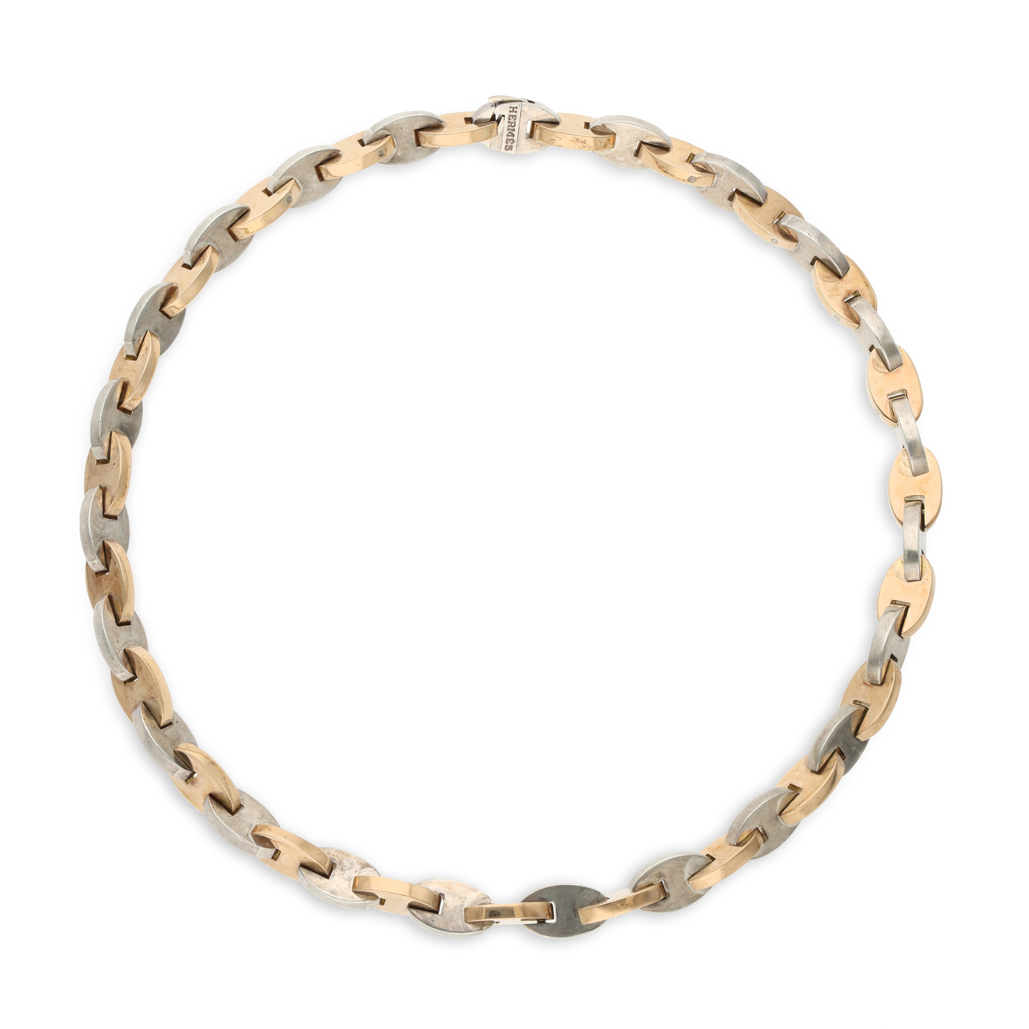 Gold And Silver Link Necklace Necklace Sotheby's