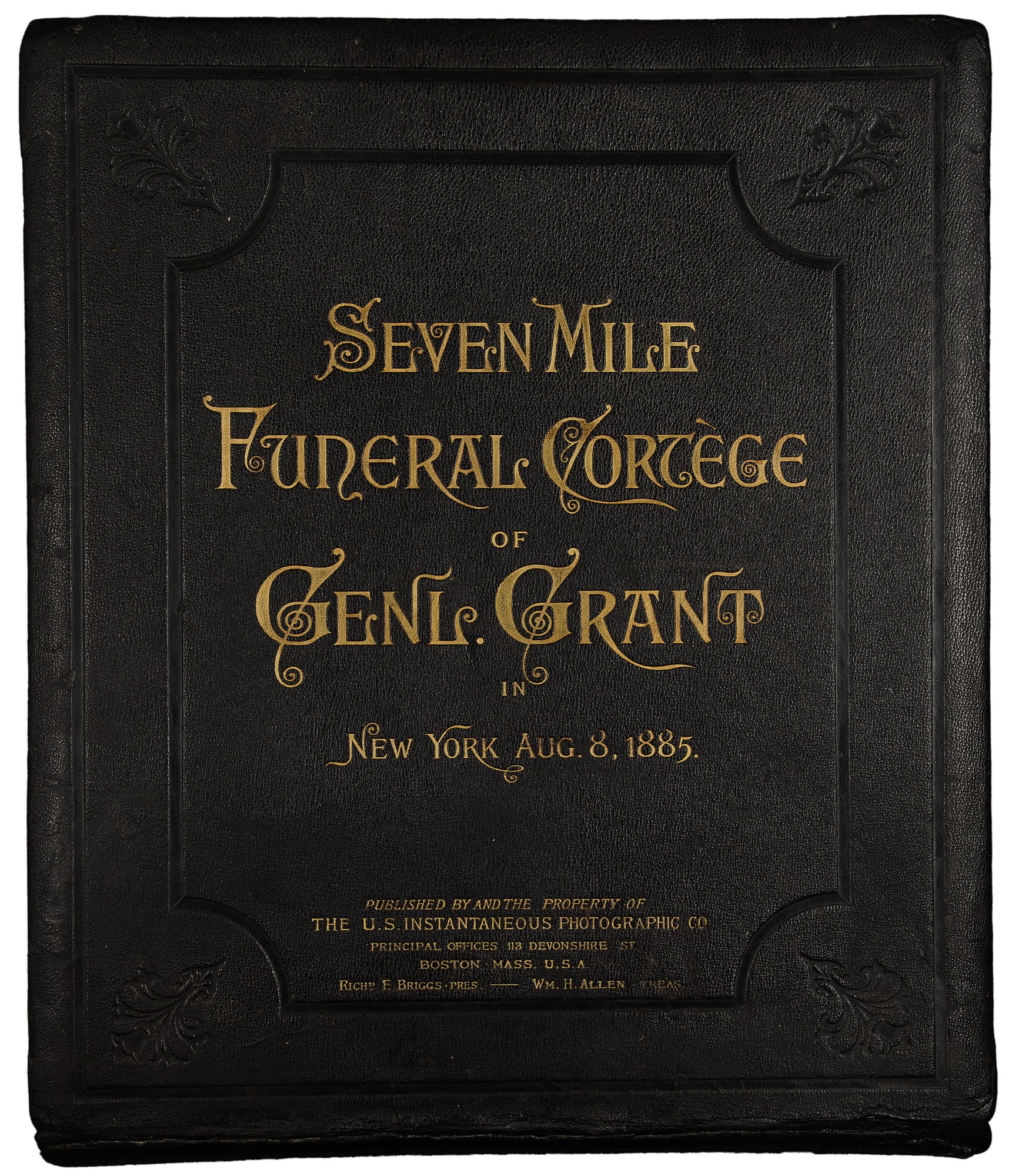 [GRANT, ULYSSES S.] — THE U.S. INSTANTANEOUS PHOTOGRAPHIC CO. Seven