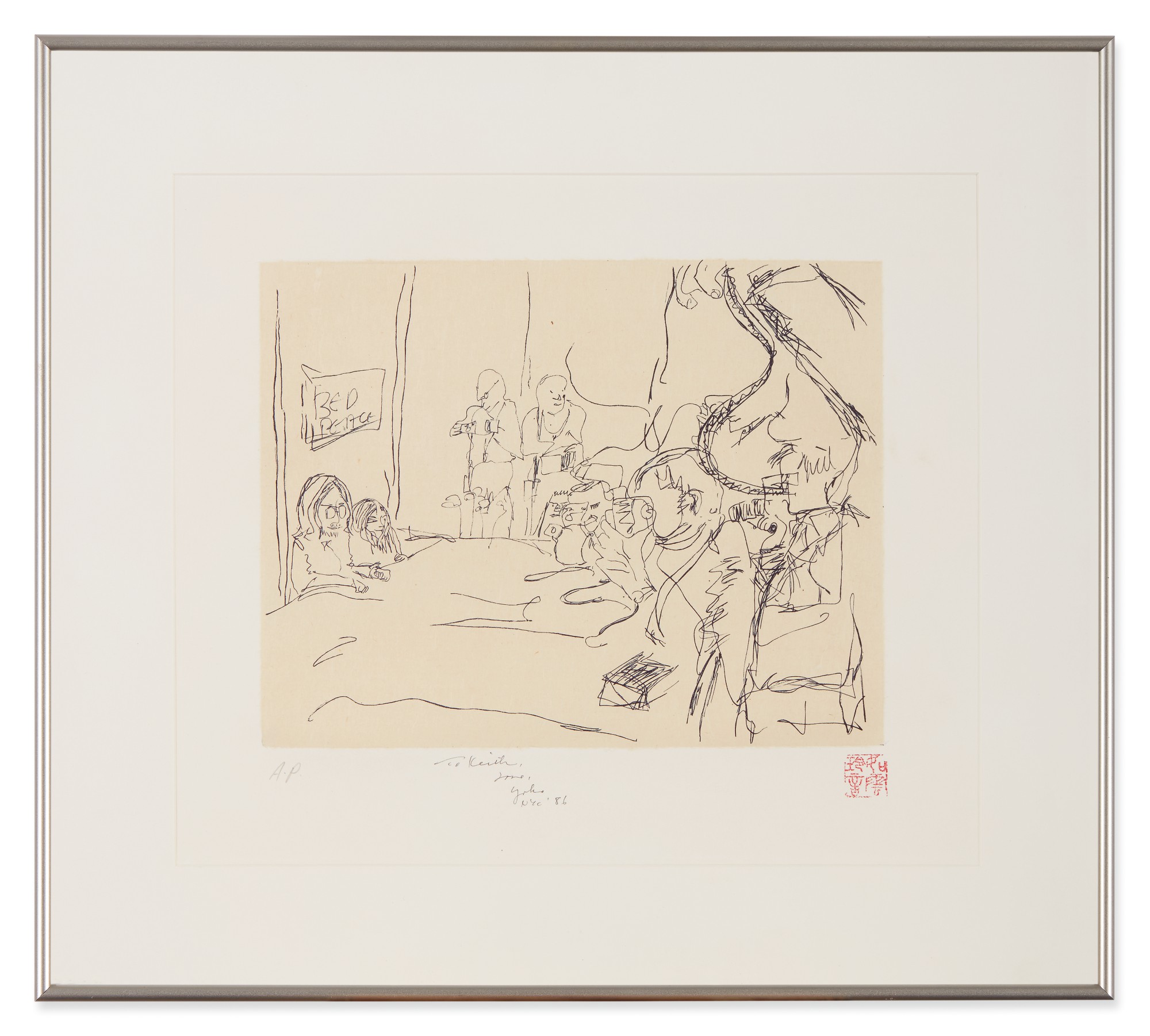 JOHN LENNON BED IN FOR PEACE Dear Keith Works from the Personal