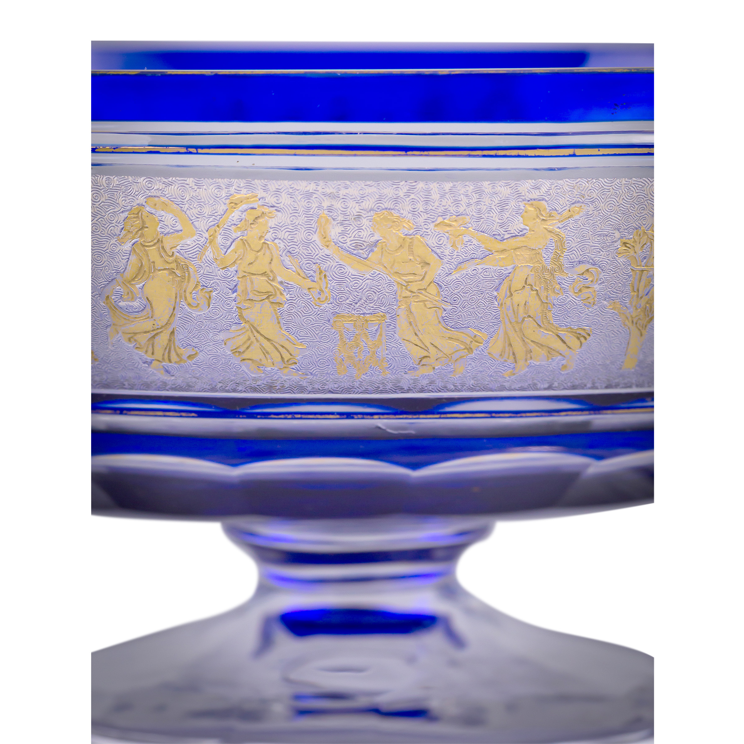 Val Saint Lambert Vintage Belgian Neoclassical Glass