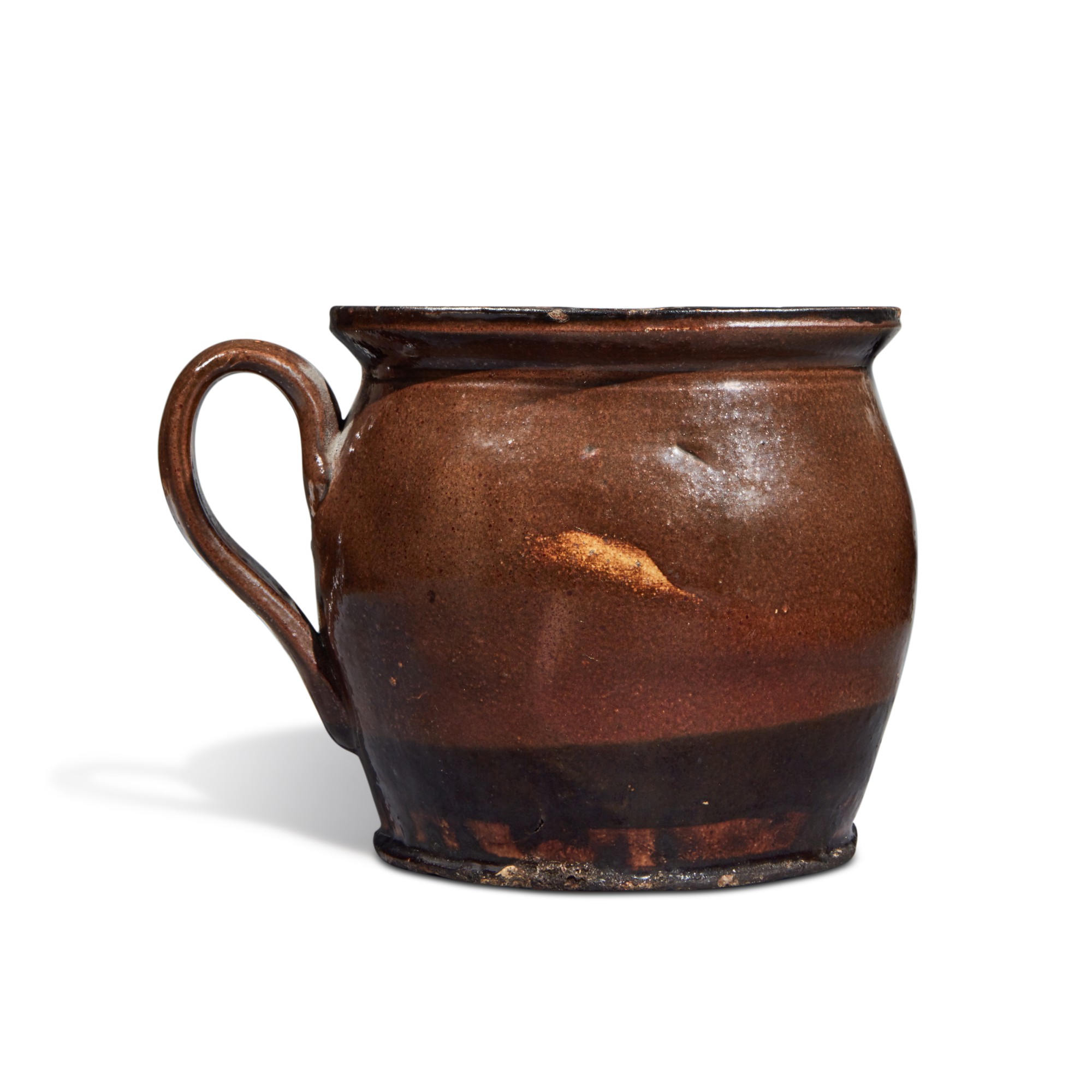 Moravian Applied and Slip Decorated Pitcher, Probably North Carolina, Circa 1800 Americana