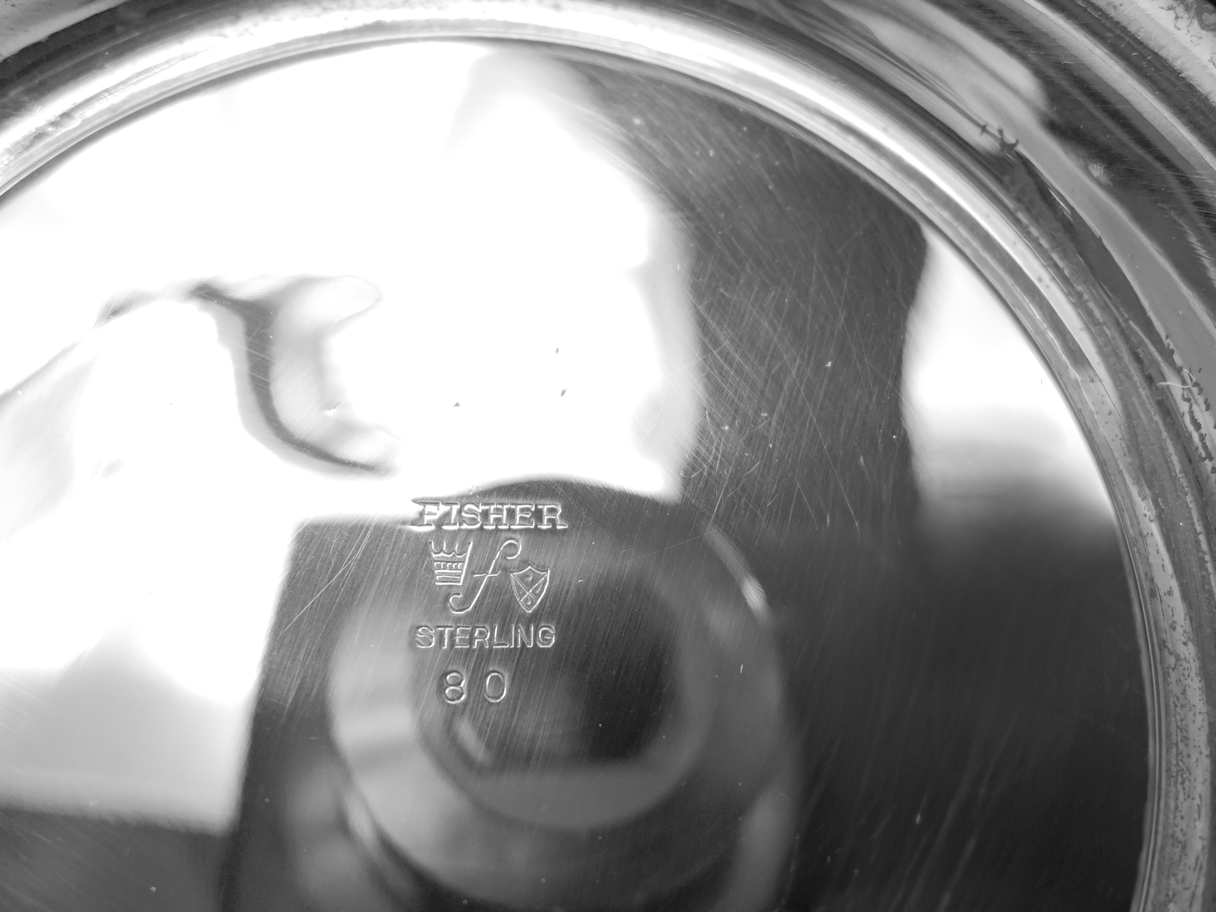 【銀製】1950s Fisher Sterling Silverソルト&ペッパー Lot - Fisher Sterling Silver Water Pitcher