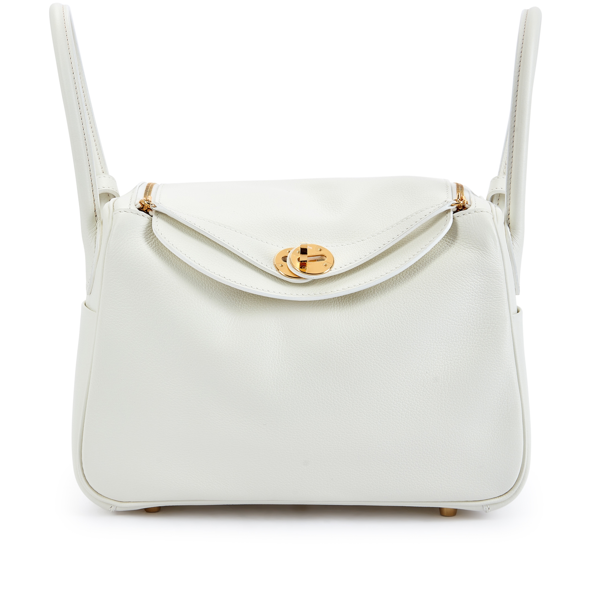Hermès White Evercolor Lindy 26 Gold Hardware, 2022 Available For Hermès White Evercolor Lindy 26 Gold Hardware, 2022 Available For