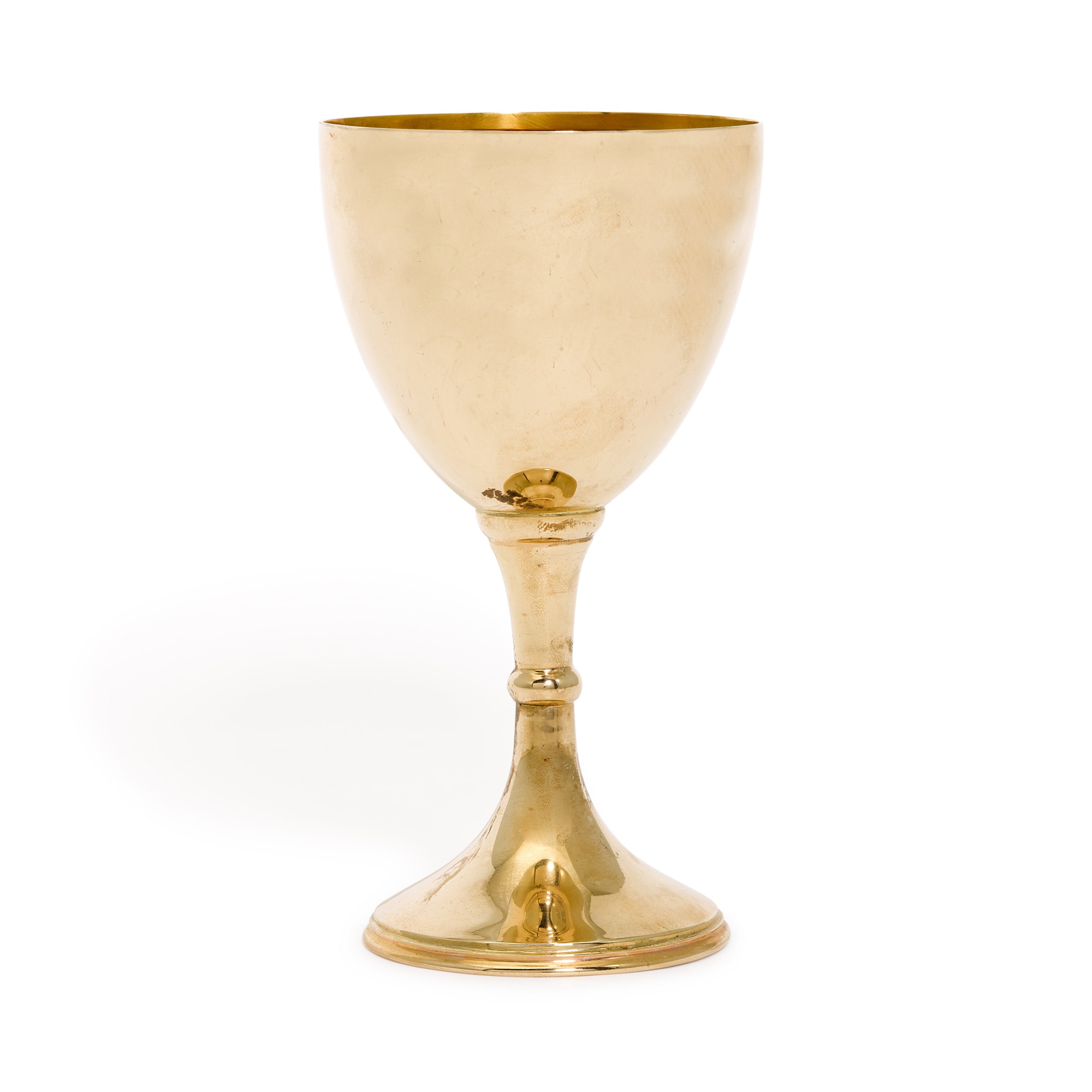 A 9ct gold goblet, maker's mark AJH, London, 1928 Barnebys