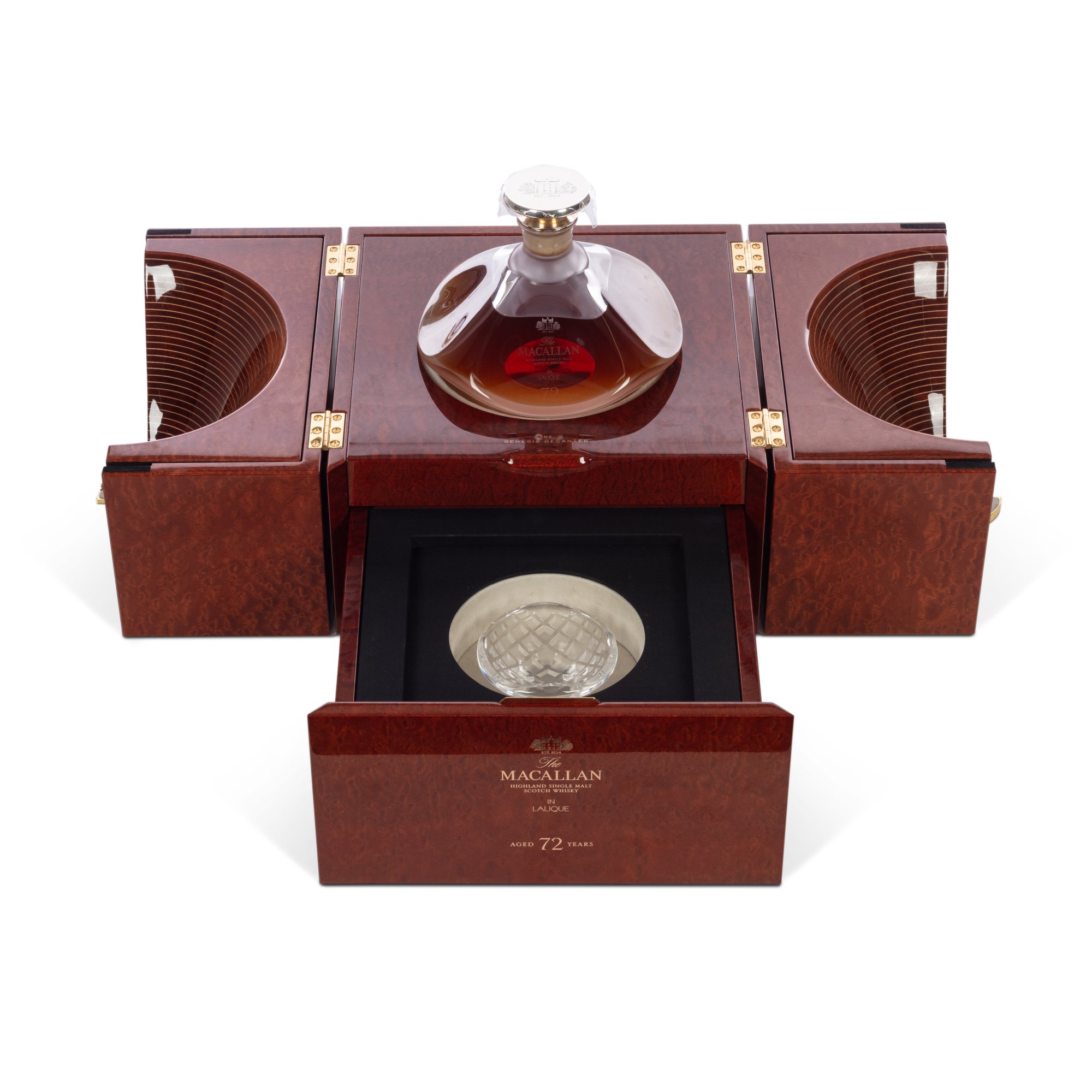 The Macallan 72 Year Old in Lalique, Genesis Decanter 42.0 abv NV (1 BT