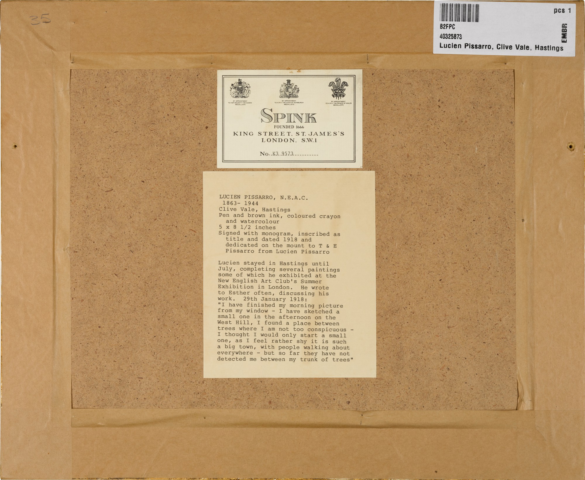 Clive Vale, Hastings Made in Britain 2022 Sotheby's