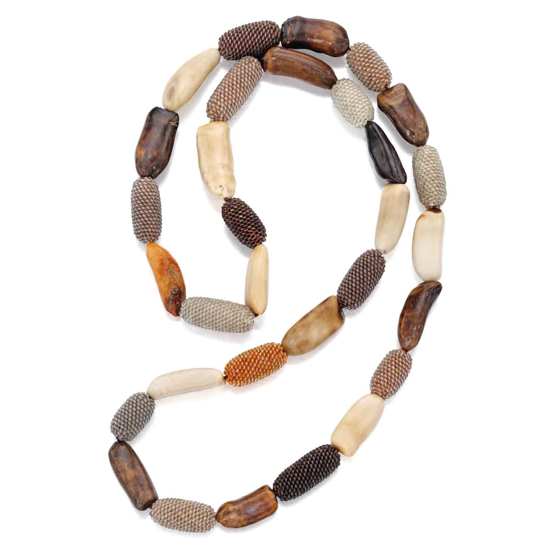 Antique Walrus Teeth Quartz And Carnelian Bead Necklace A Vision The Collection Of Michelle Smith Sotheby S