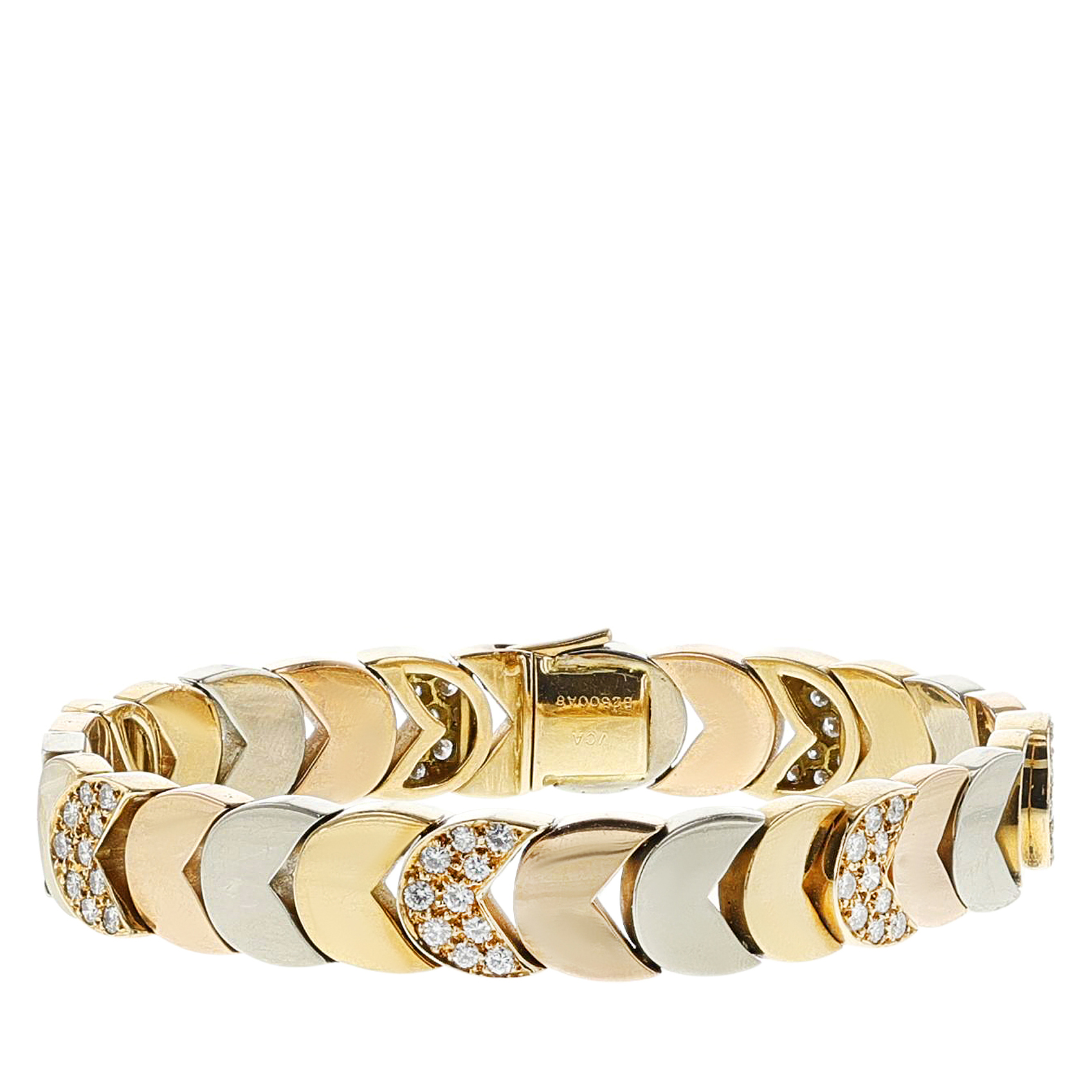 Van Cleef & Arpels, George L'Enfant Tri-Color Gold And Diamond