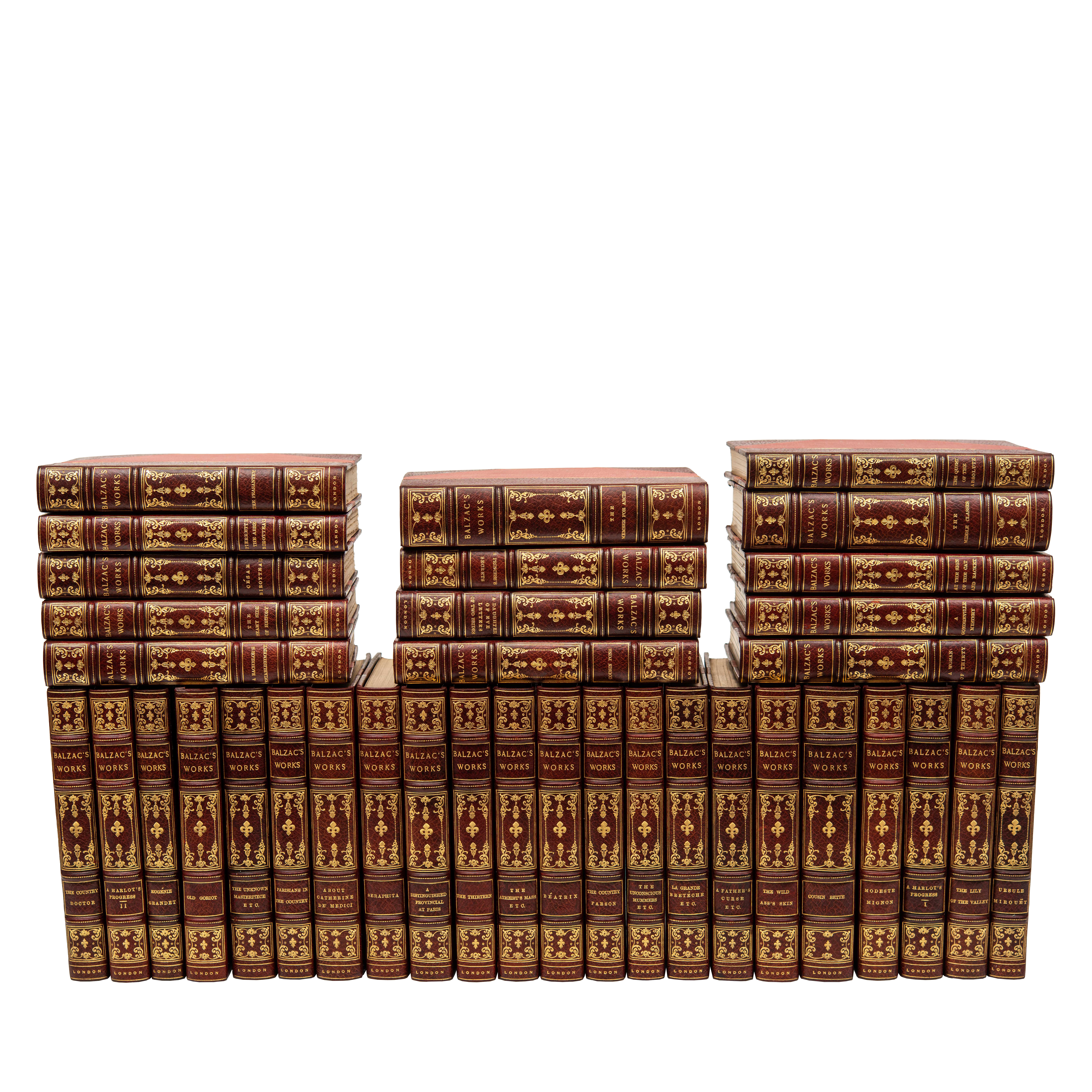 Honoré De Balzac Antique Balzac's Works Available For Immediate