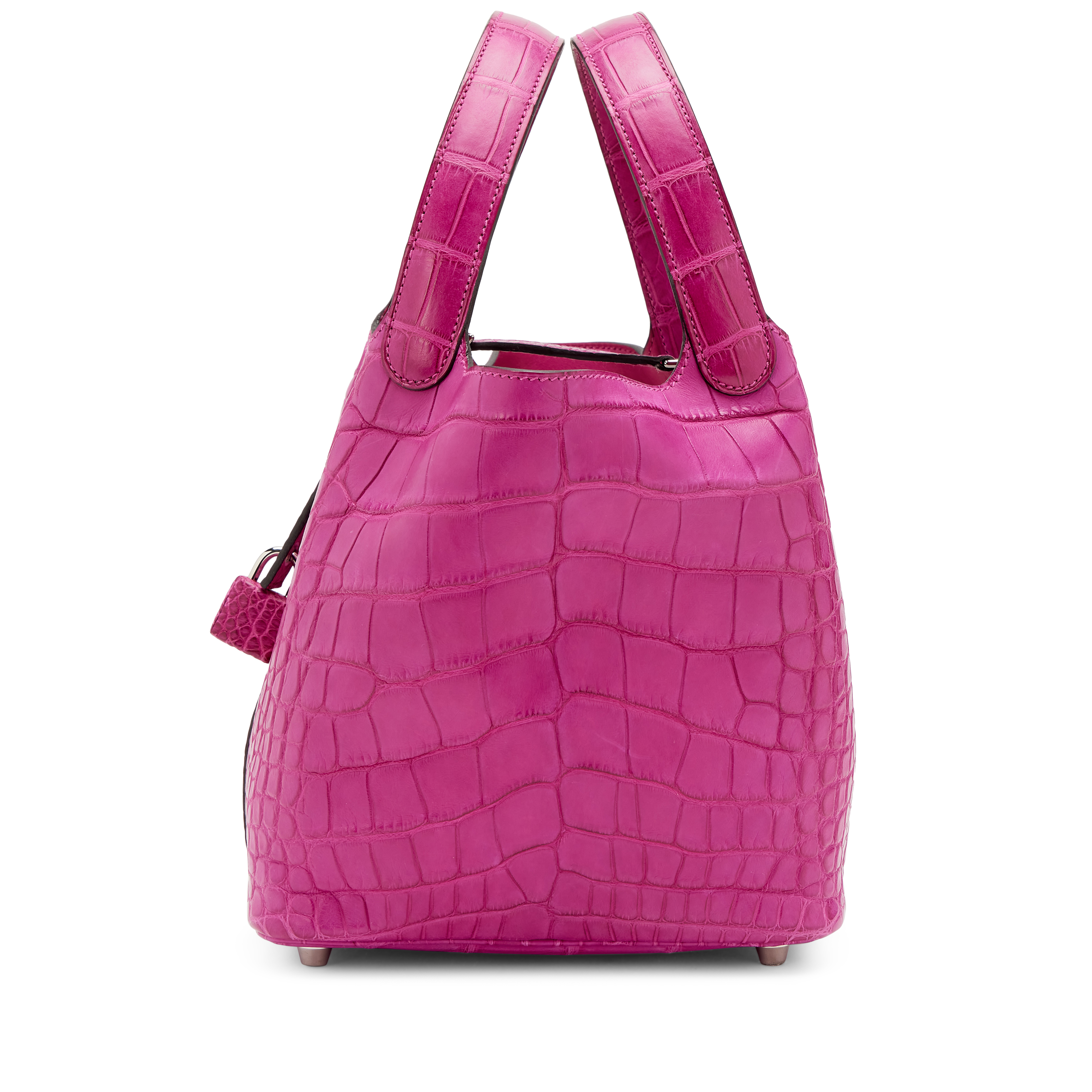 Hermès Rose Scheherezade Matte Mississippiensis Alligator Picotin