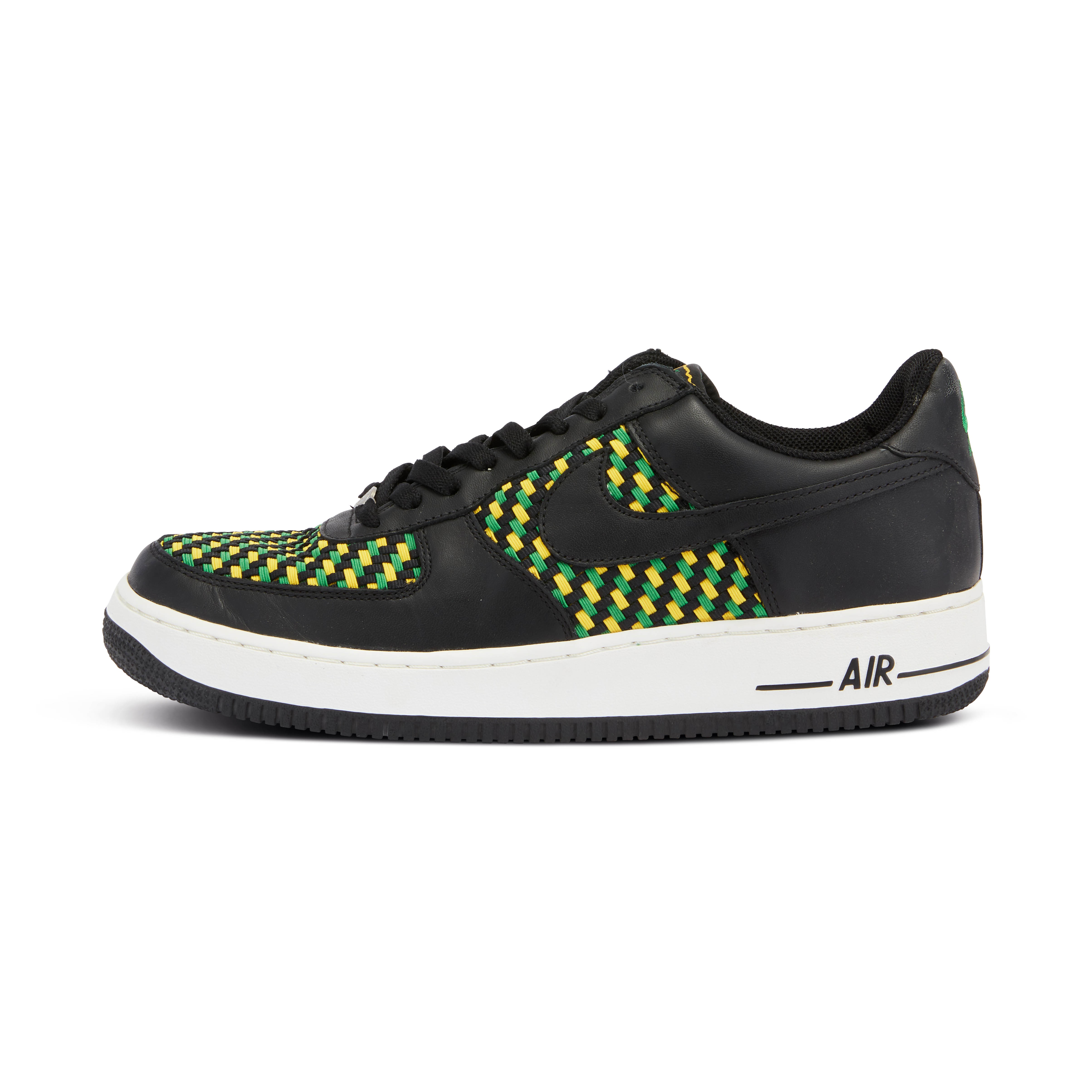 VTG Y2K Nike Air Force 1 Low‎ Premium Jamaica Pack Woven Shoes Men 13 Island Nike - Air Force 1 Premium Woven  main image 2