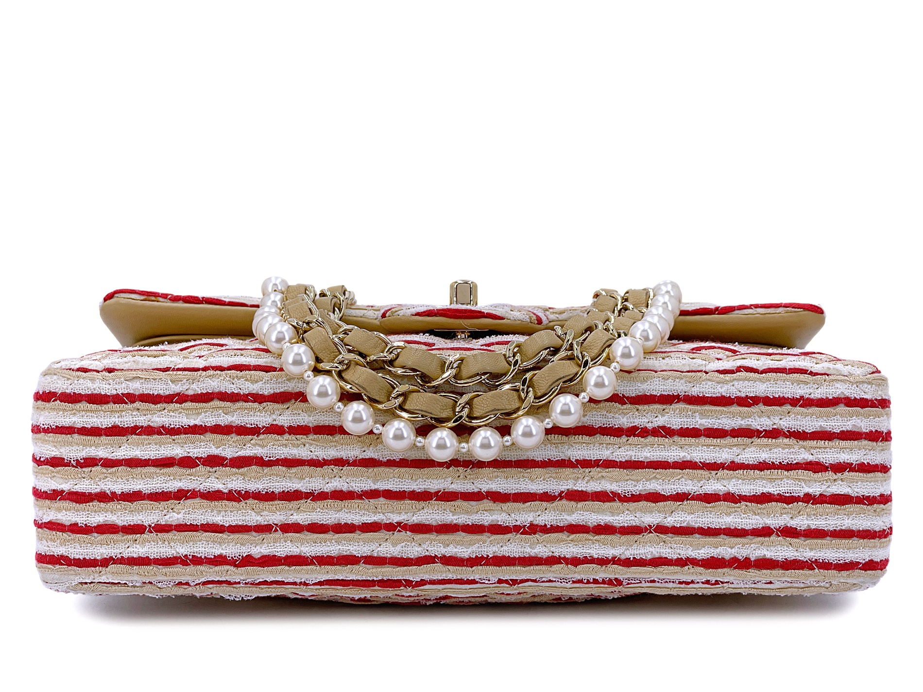 CHANEL ココヌワール Chanel Nylon Quilted Coco Cocoon Bowler Grey 1613643