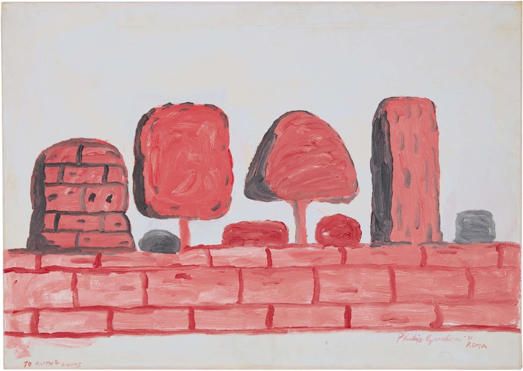 PHILIP GUSTON ROMA Contemporary Art Day Auction