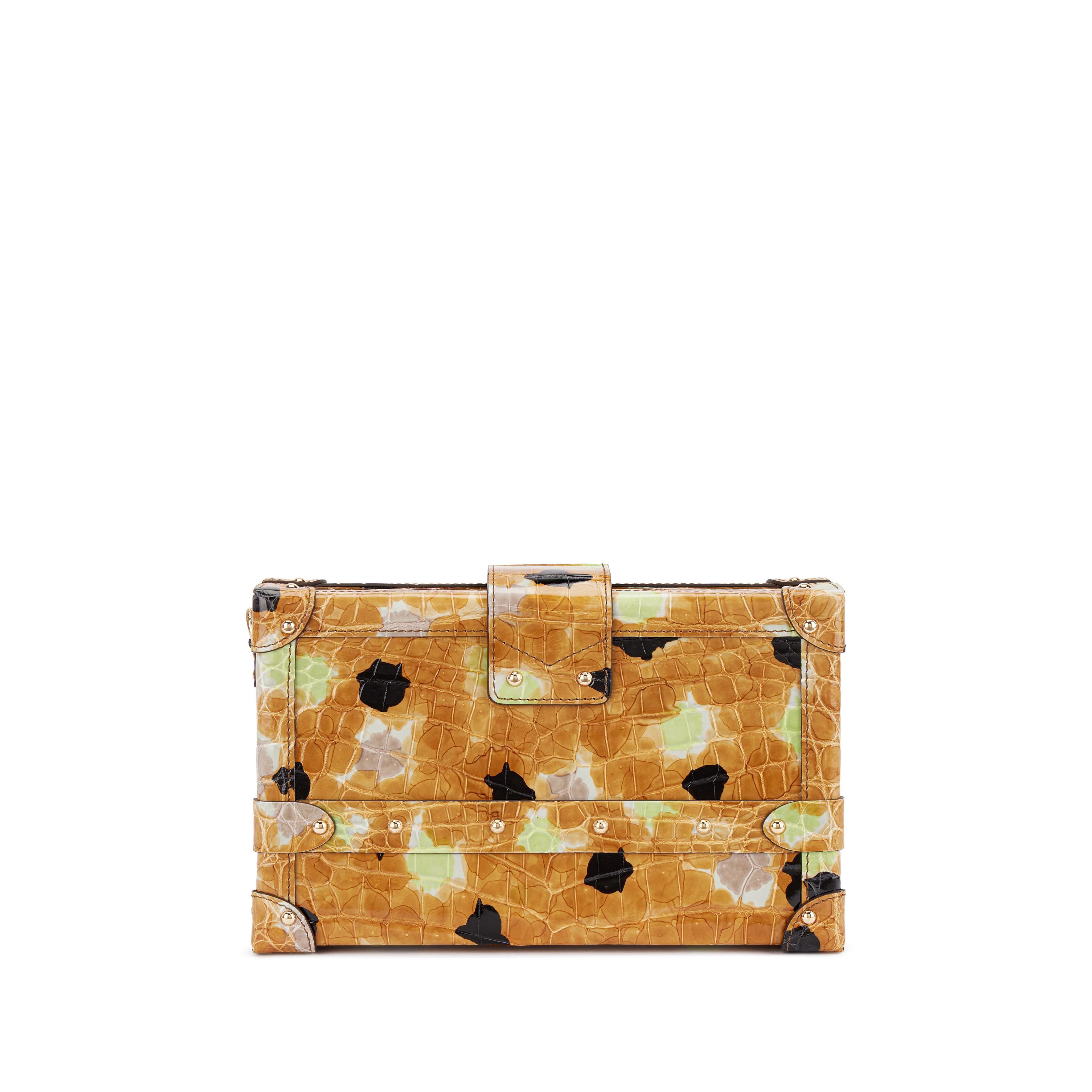 Louis Vuitton Yellow And Multicolor Shiny Niloticus Crocodile