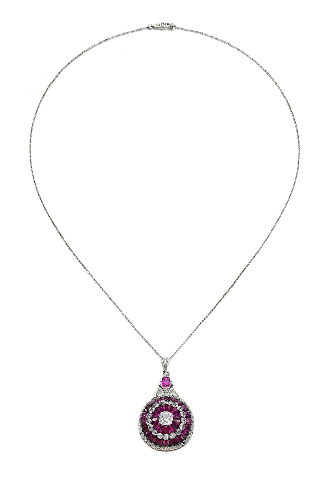 RUBY AND DIAMOND PENDANT NECKLACE | The Weekly Edit: Fine Jewels ...