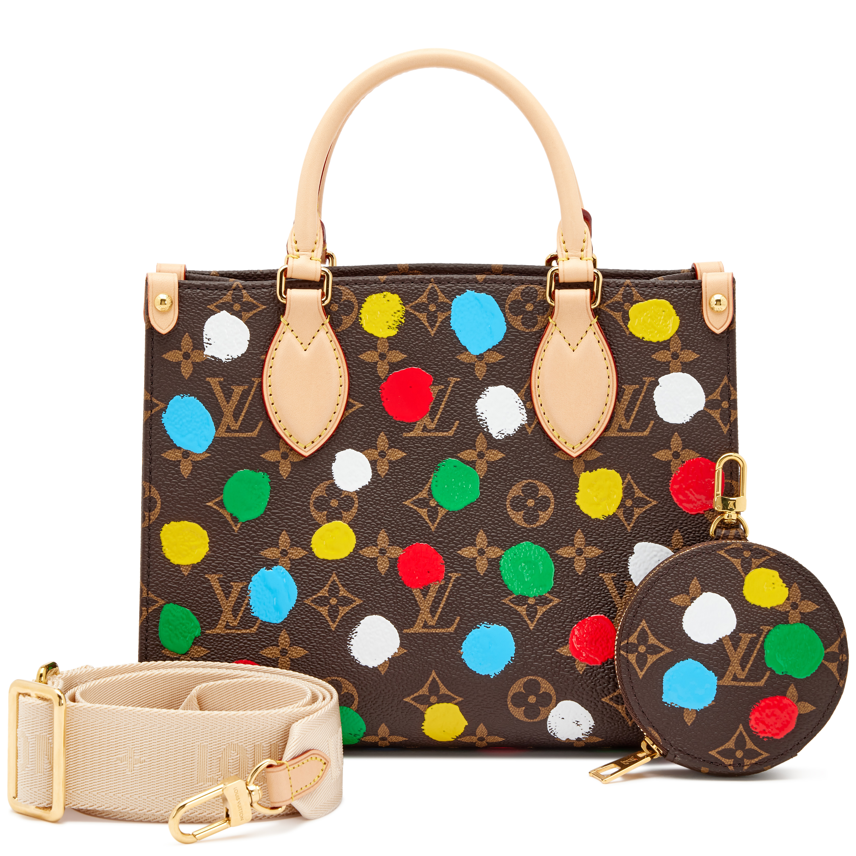 Louis Vuitton Yayoi Kusama Brown Monogram And Multicolor