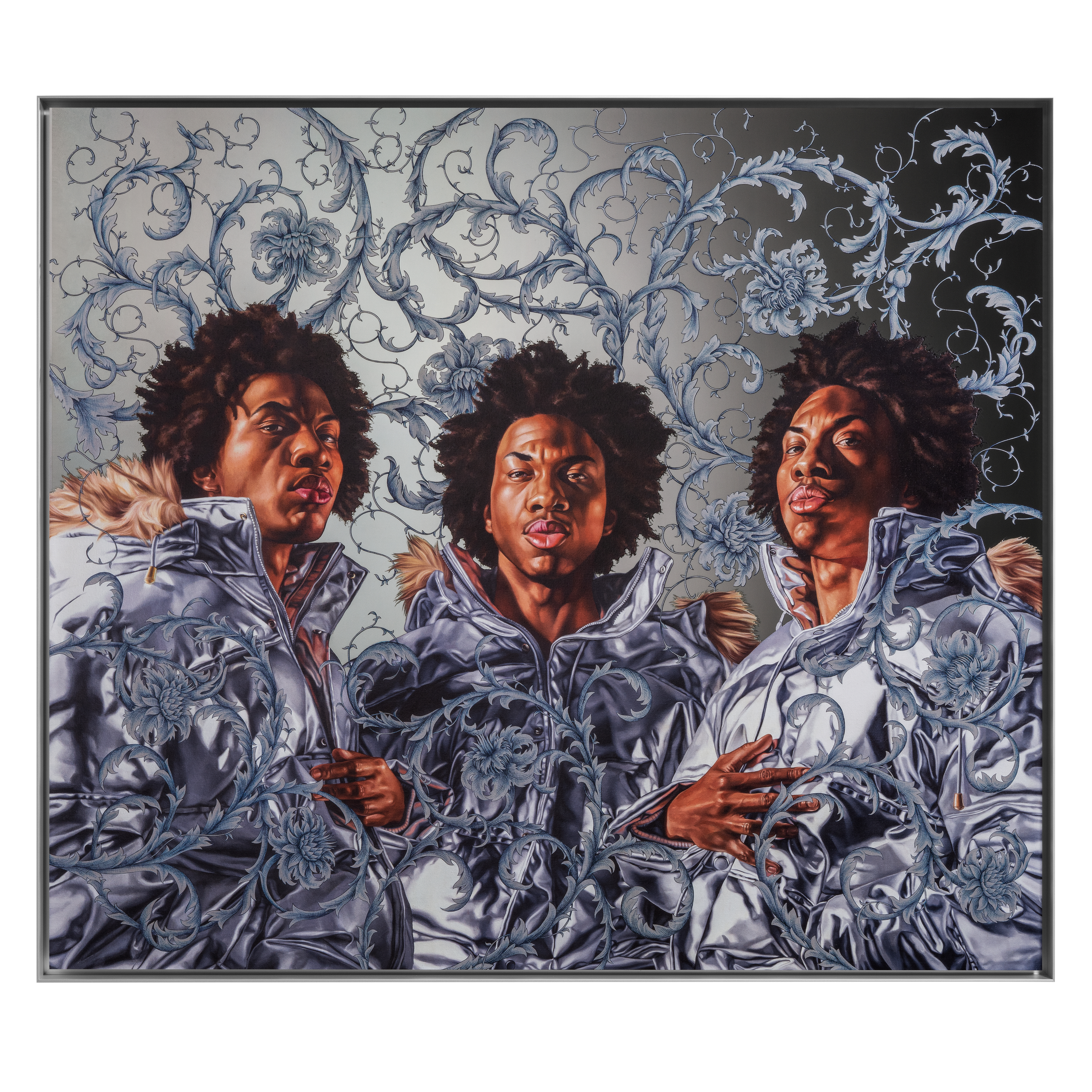 Kehinde Wiley Triple Portrait Of Charles II | Dark Mirrored