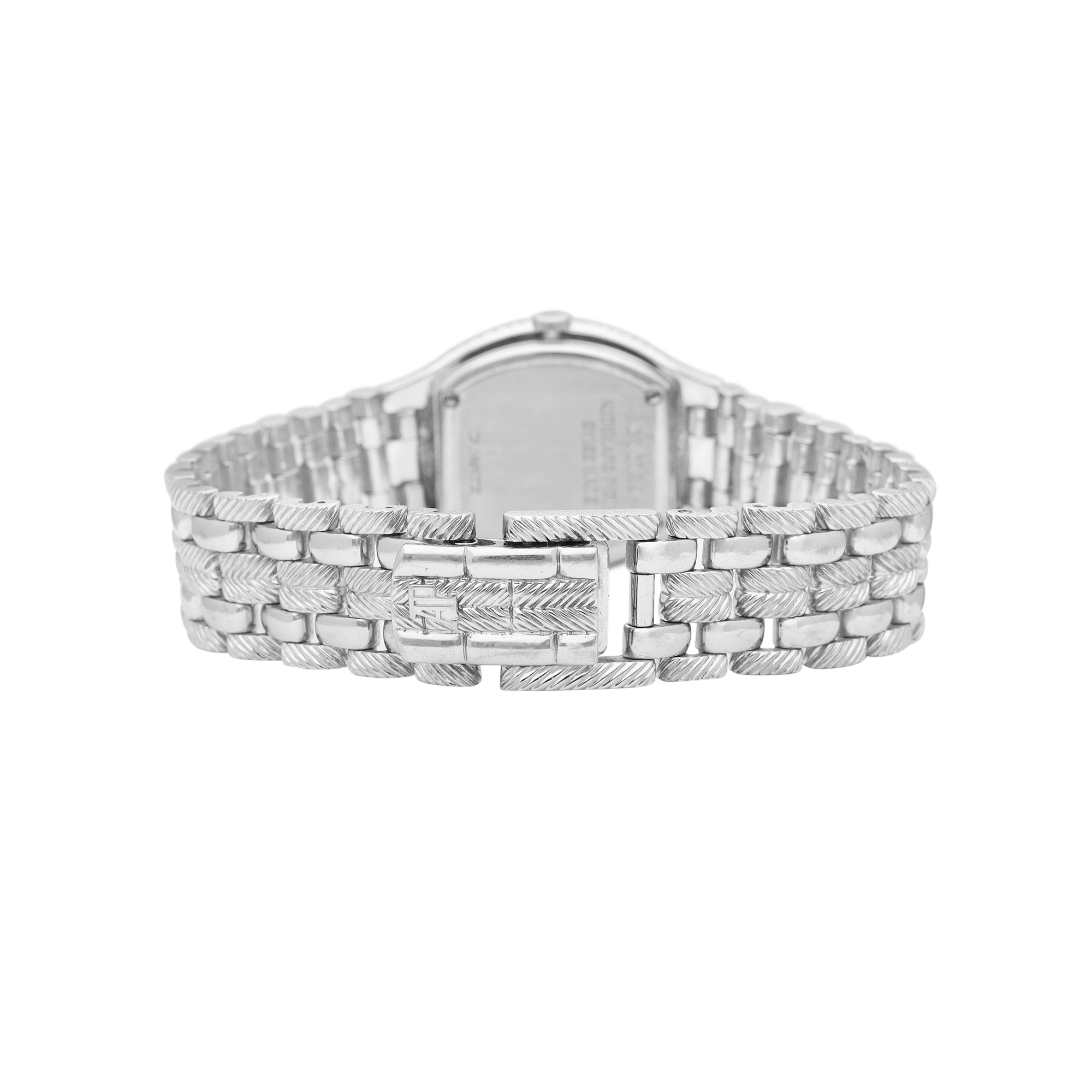 Audemars Piguet. A white gold, diamond and sapphire-set bracelet watch. 1990 - Image 5