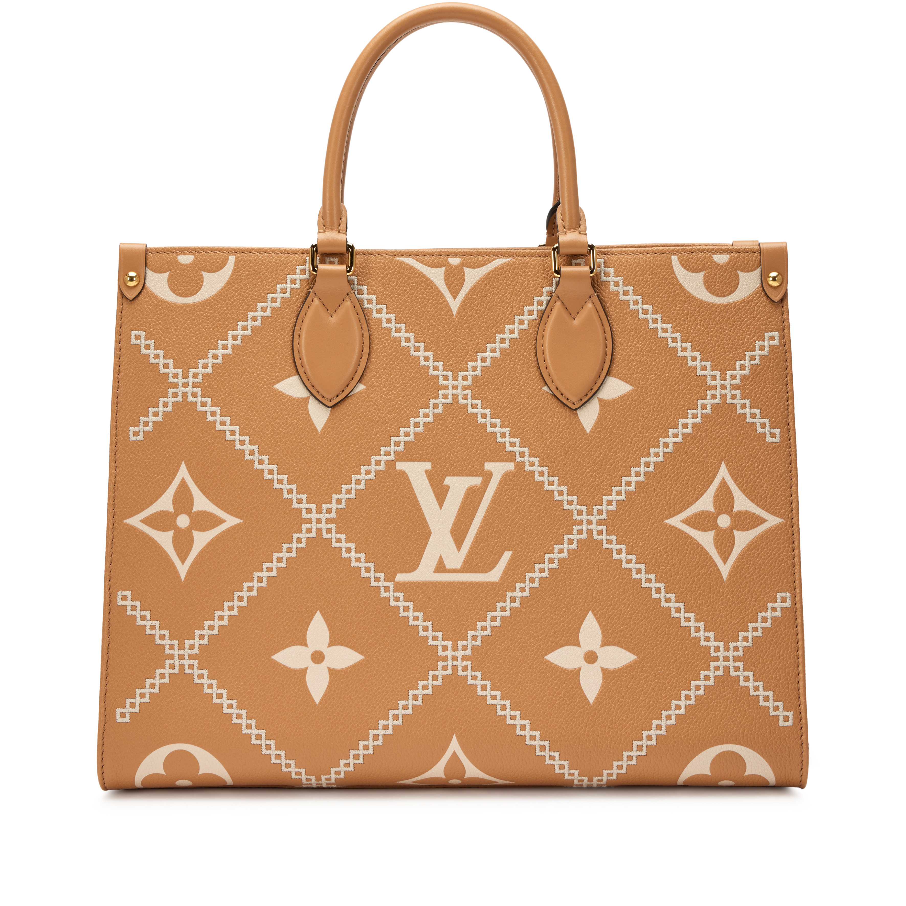 Louis Vuitton Brown Giant Monogram Arizona Empreinte OnTheGo MM