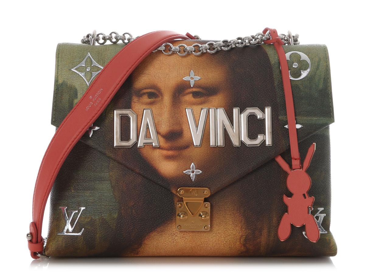 Louis Vuitton Jeff Koons Mona Lisa Chain Bag Silver Hardware, 2017