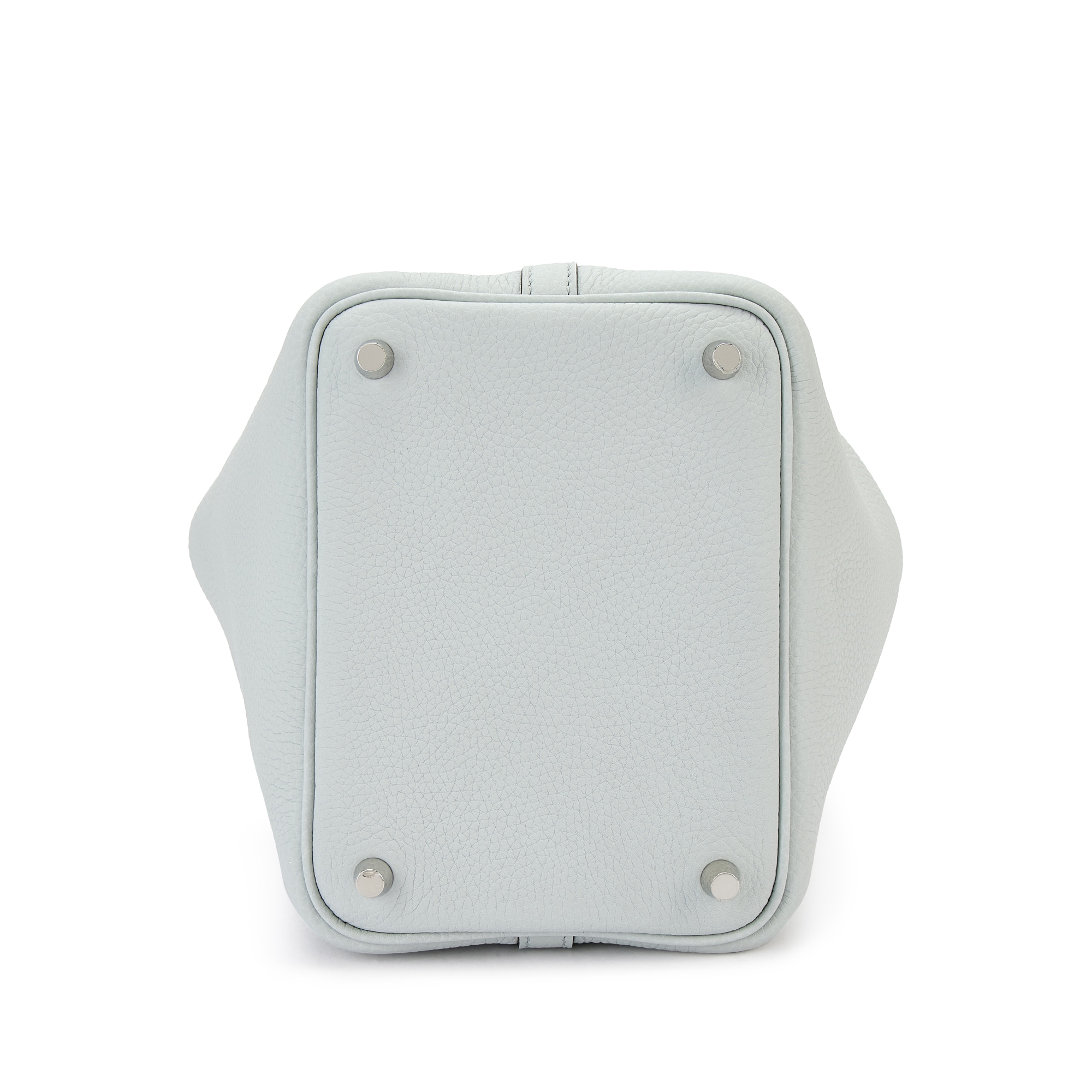 Hermès Bleu Pale Clemence Picotin 18 Palladium Hardware
