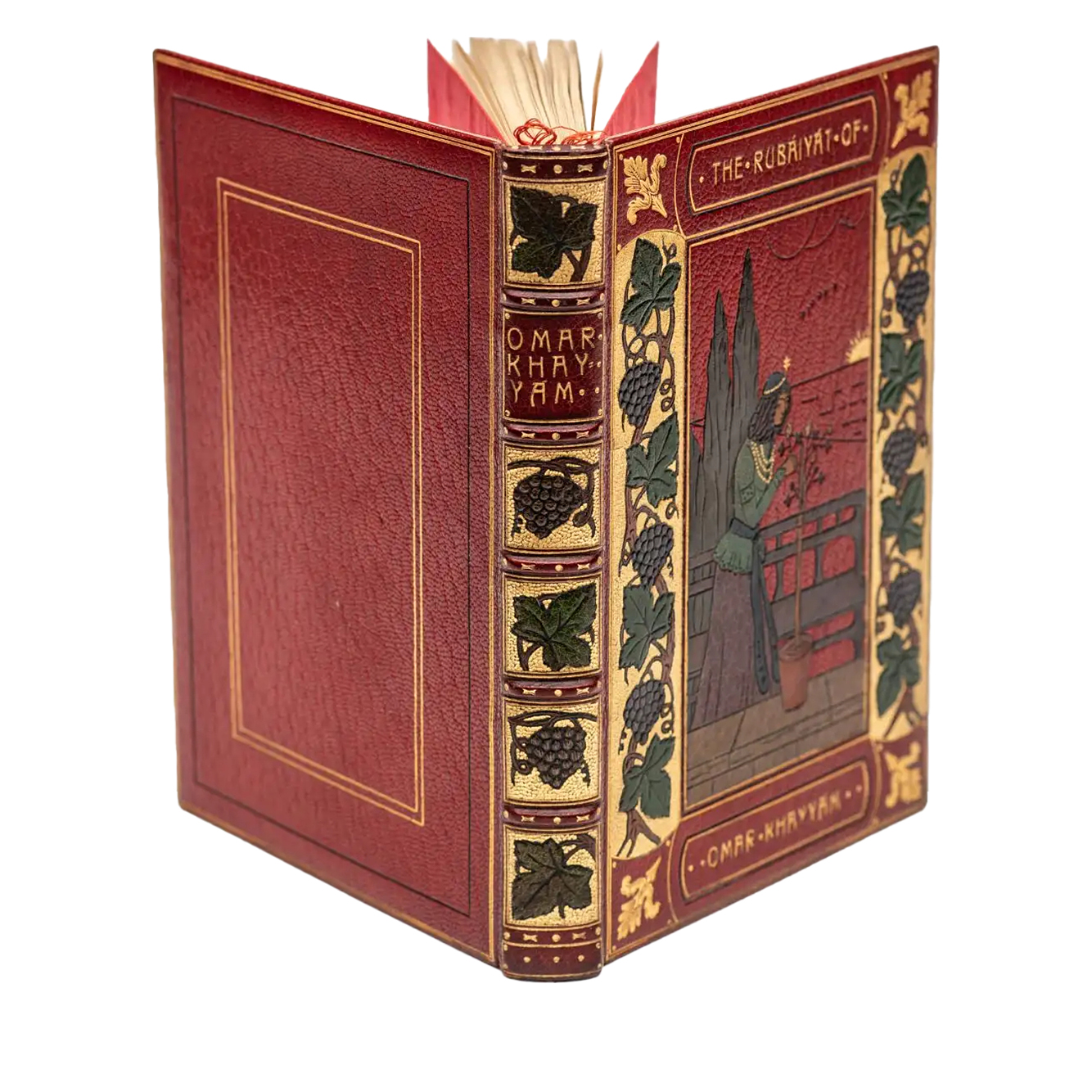 Rubaiyat 2018 Nouveau 2本セット RUBÁIYÁT OF OMAR KHAYYÁM 【洋書】革製豪華本 美品 RUBÁIYÁT OF OMAR