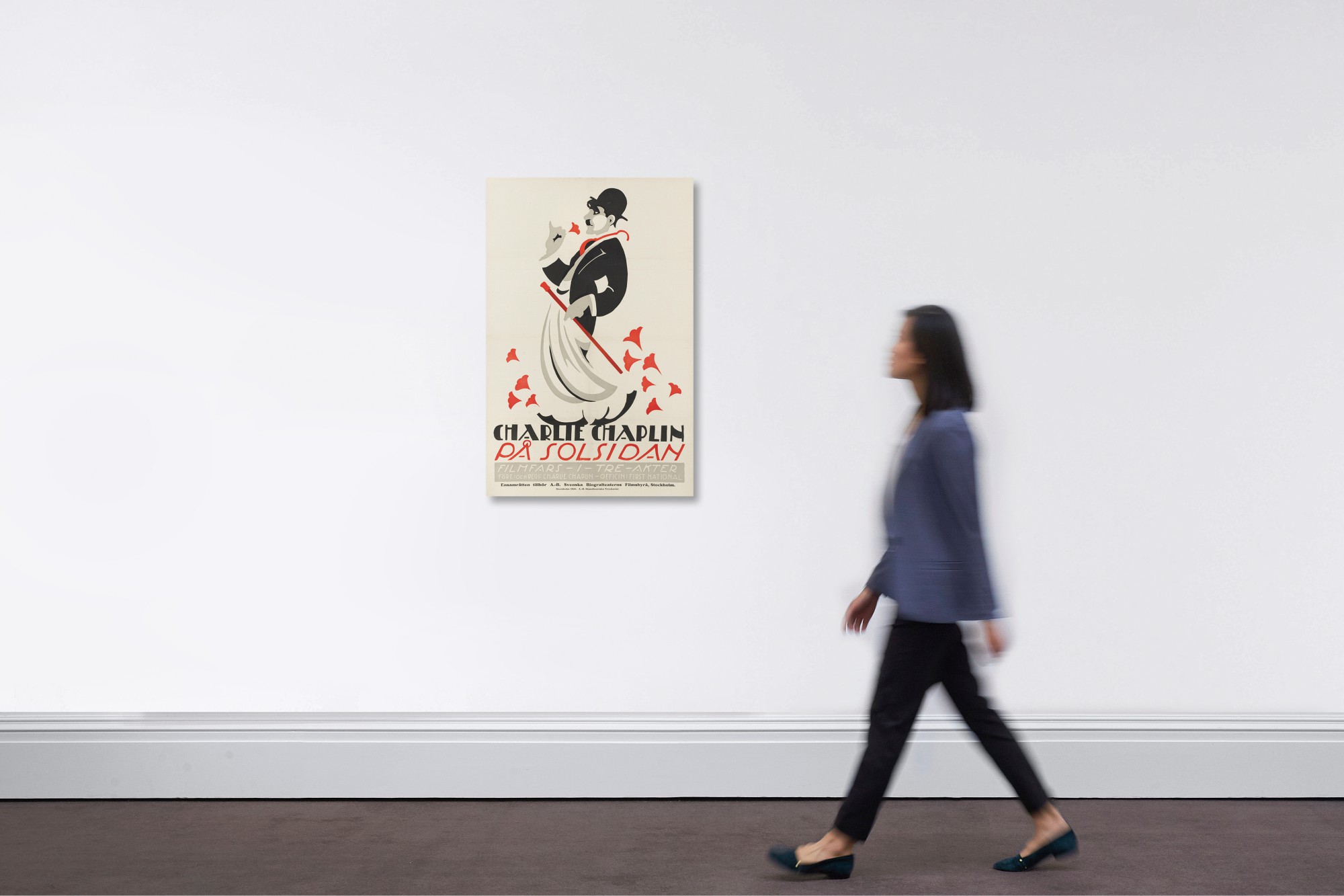 Sunnyside / Pa Solsidan (1919), first Swedish release poster (1920