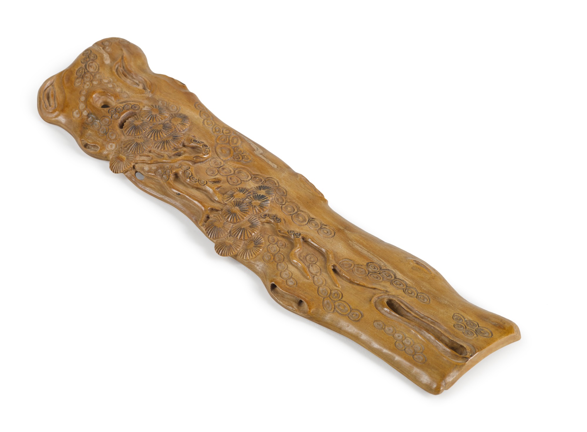 A JAPANESE CARVED ORNAMENT MEIJI PERIOD, 19TH CENTURY A Scholar’s