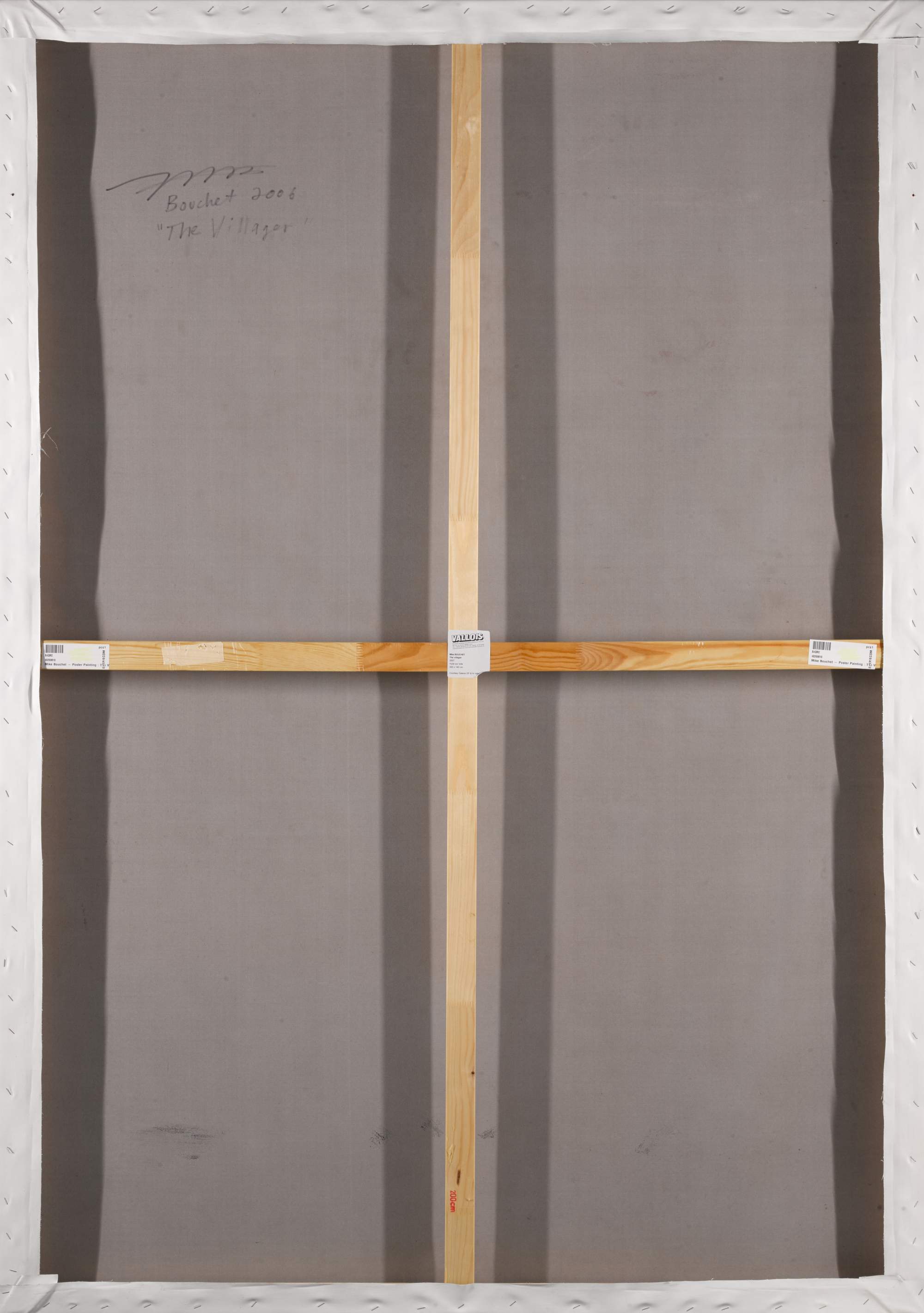 MIKE BOUCHET POSTER PAINTING THE VILLAGER Contemporary Art Online