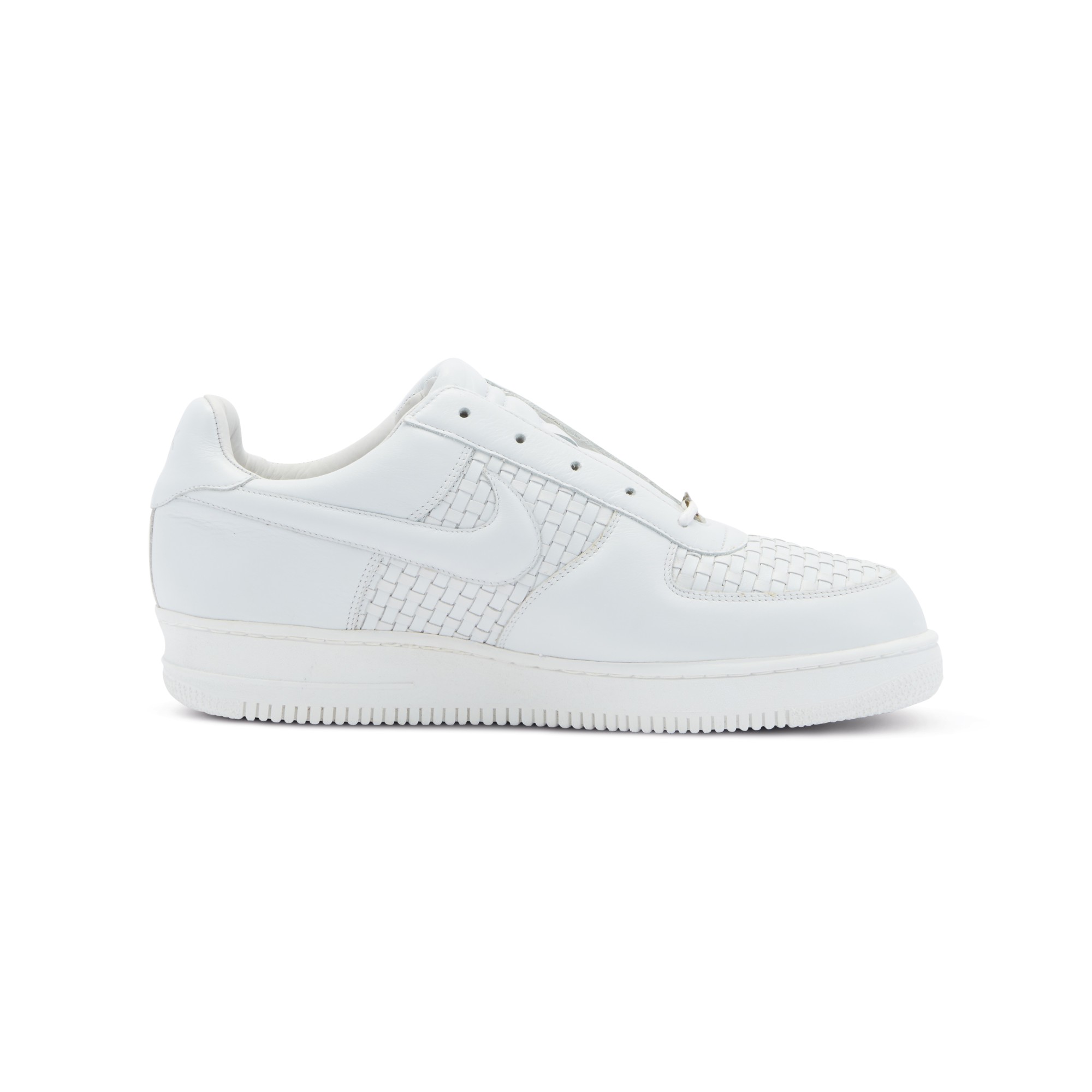air force 1 woven white