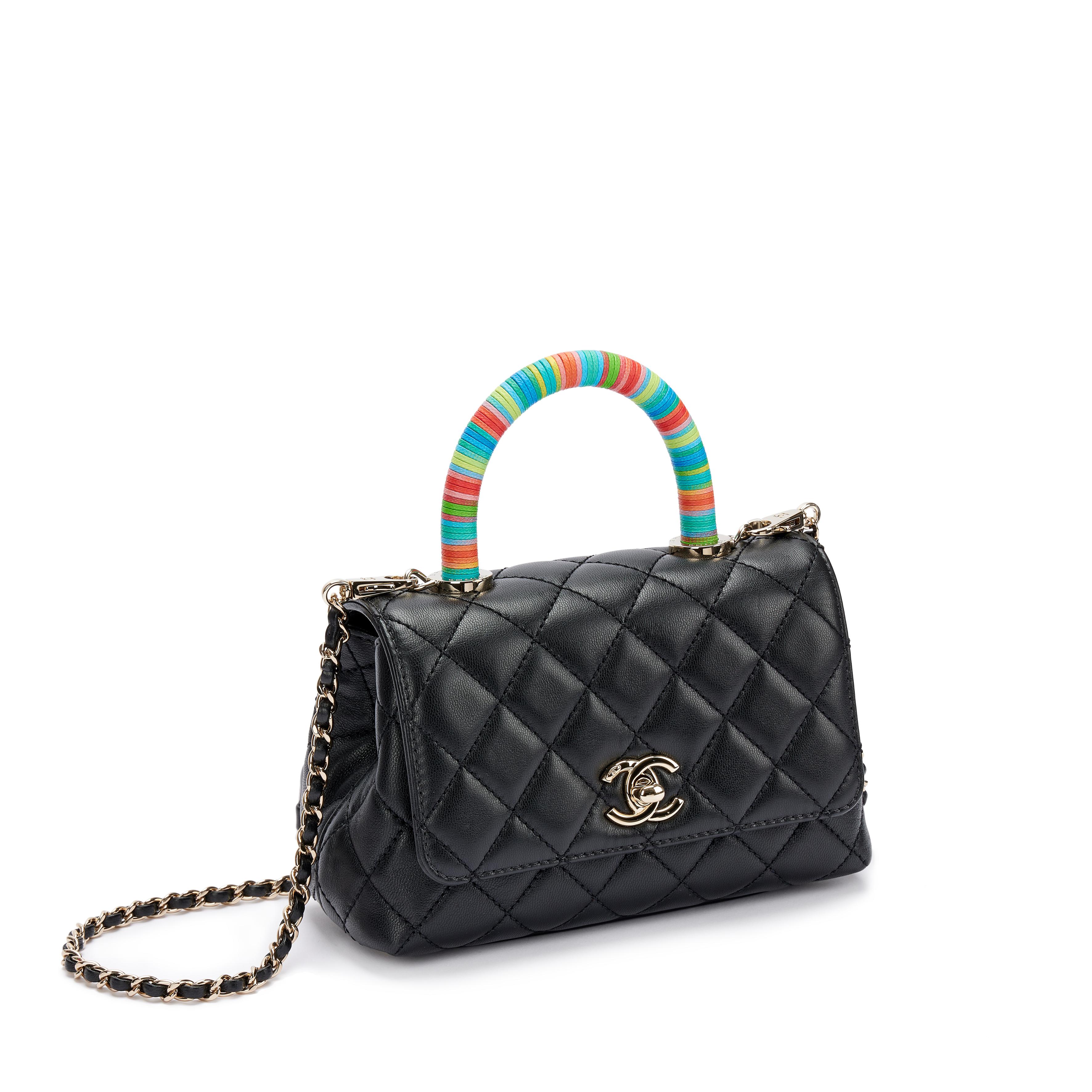 ショルダーバッグ・ポシェット × ヴィンテージ(中古) Chanel Lambskin Coco Top Handle Mini Crossbody Bag AP2758 CHANEL | Bags | Chanel Lambskin Coco Top Handle Mini Chain
