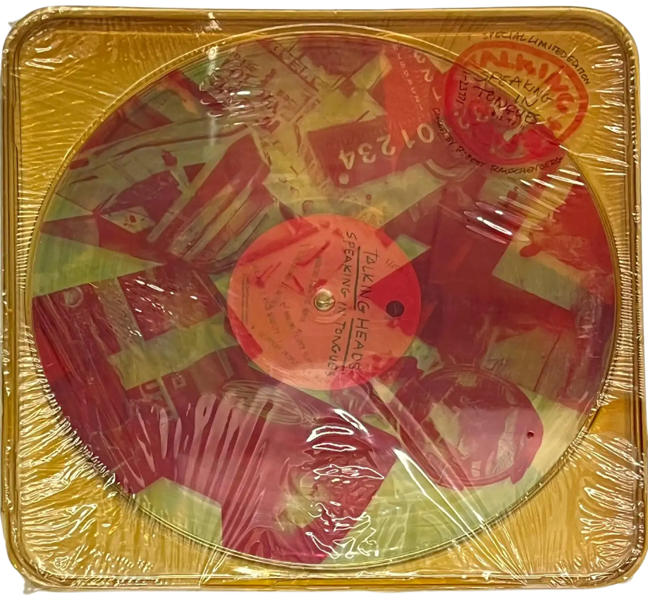 Robert Rauschenberg Vintage Record Cover Art: Speaking In