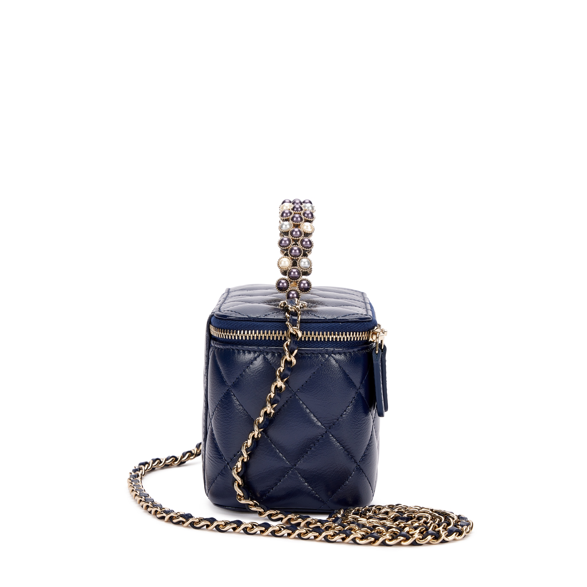 10枚❣️CHANELチャームネイビー2018年