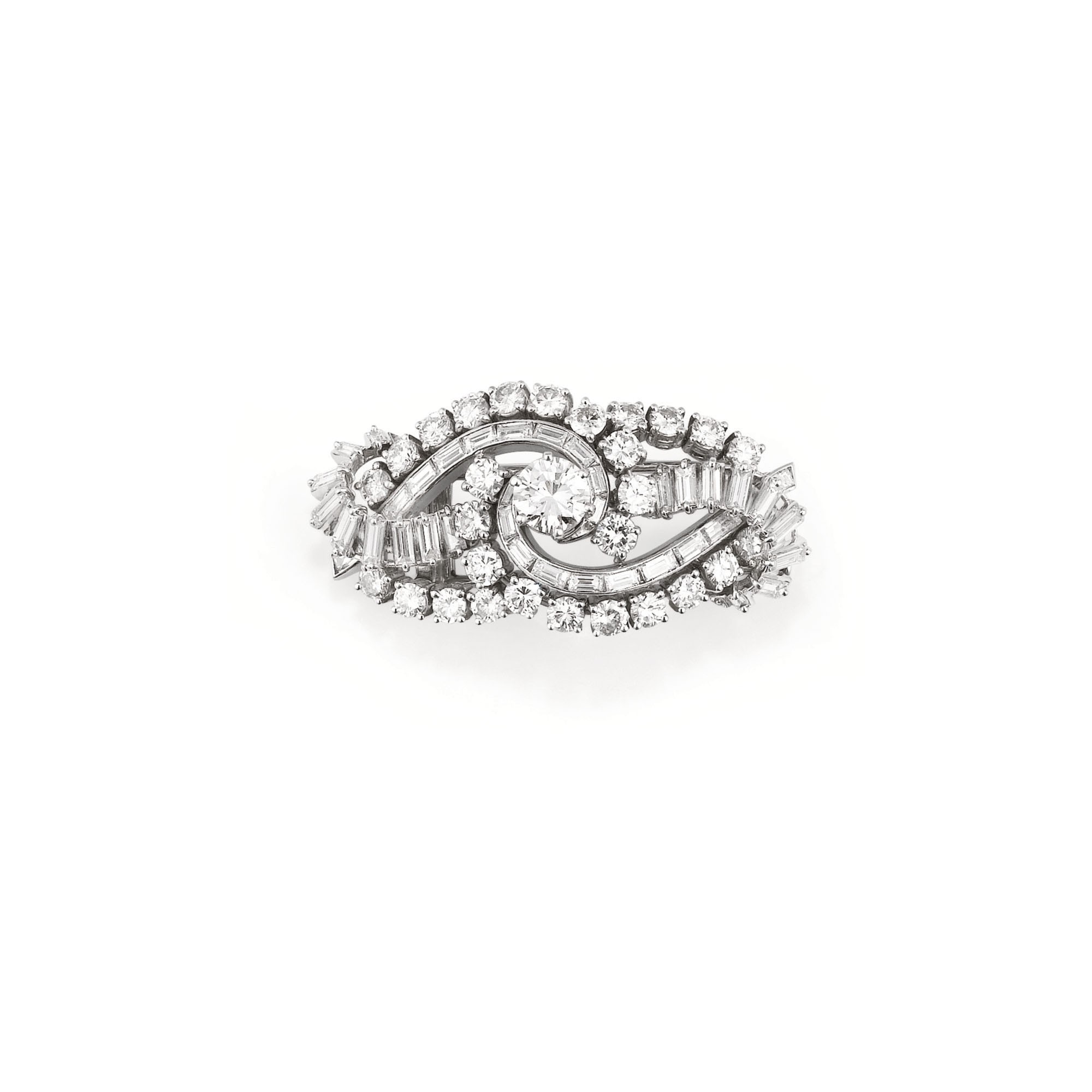 Broche étoile Vintage Années 1950 - Plaqué Or Jaune, Ancienne, D'occasion, Bijou Rétro Français