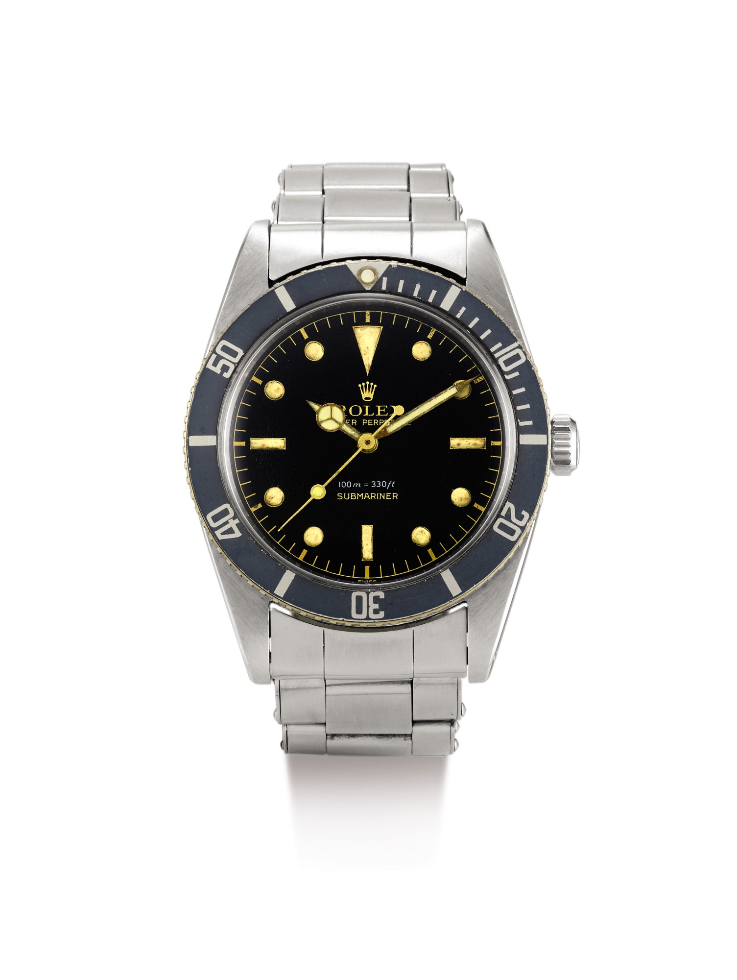 ROLEX SMALL CROWN JAMES BOND SUBMARINER, REFERENCE 5508, A STAINLESS