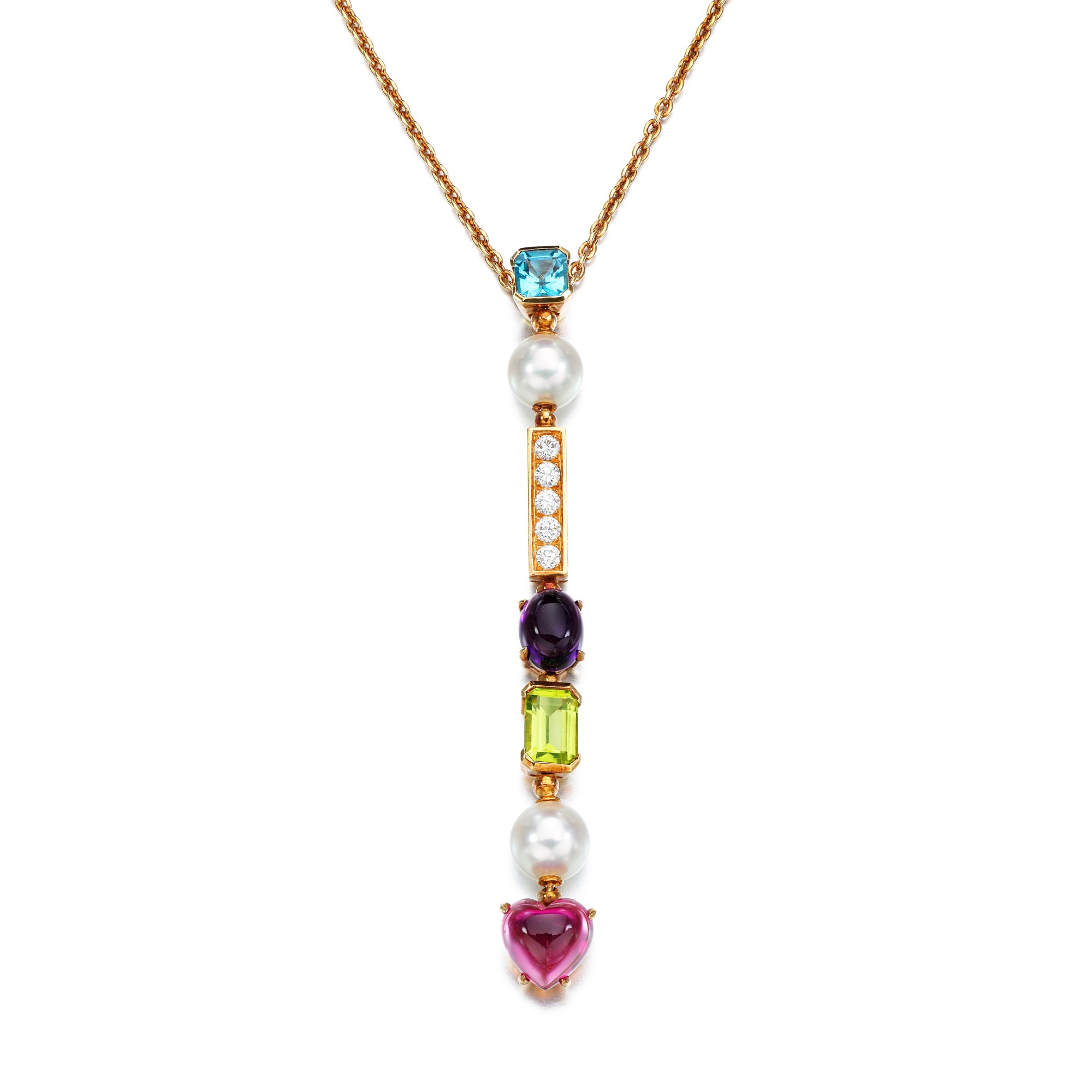 Gem set pendant necklace, 'Allegra' Fine Jewels 2021 Sotheby's