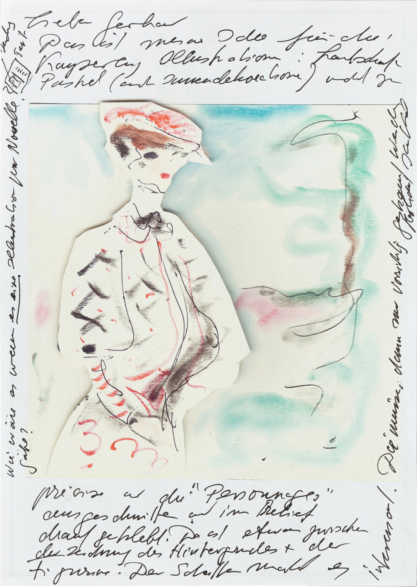 Portrait of a woman KARL, Karl Lagerfeld’s Estate Part II 2021