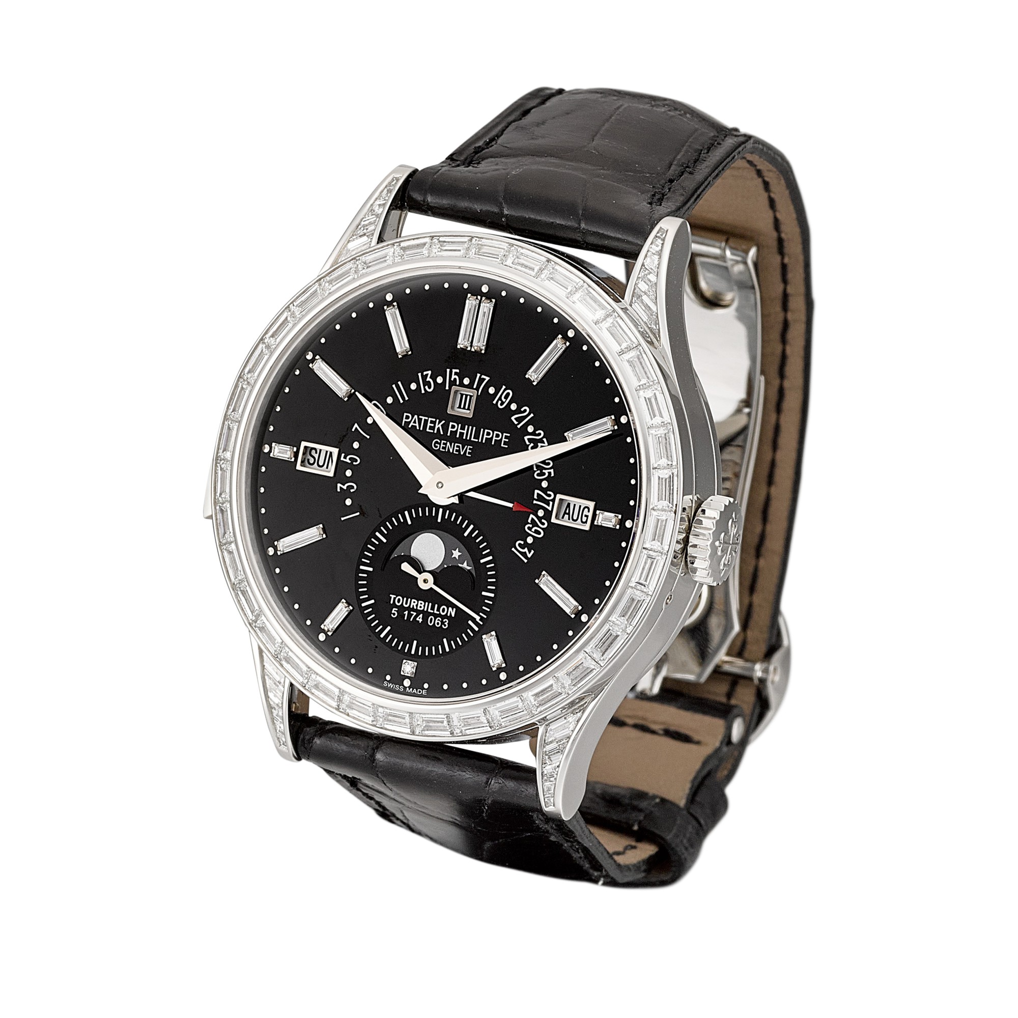 Reference 5217 A brand new platinum and diamondset minute repeating