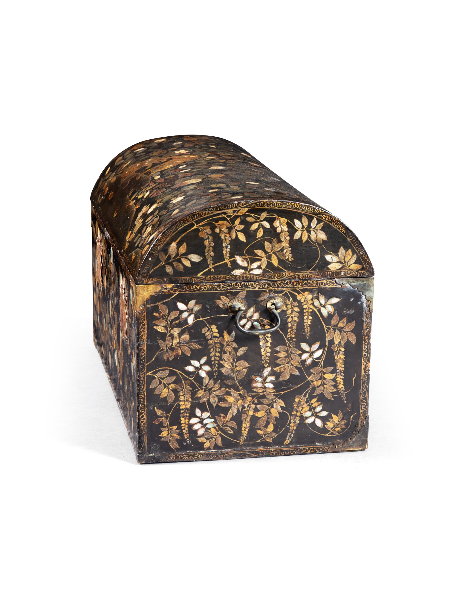 Bol Décoratif En Bois Laqué Incrusté De Coquille D'œuf Noir H019 - 11x7 Cm, Artisanal Vietnam, Pour Bonbons Ou Décoration
