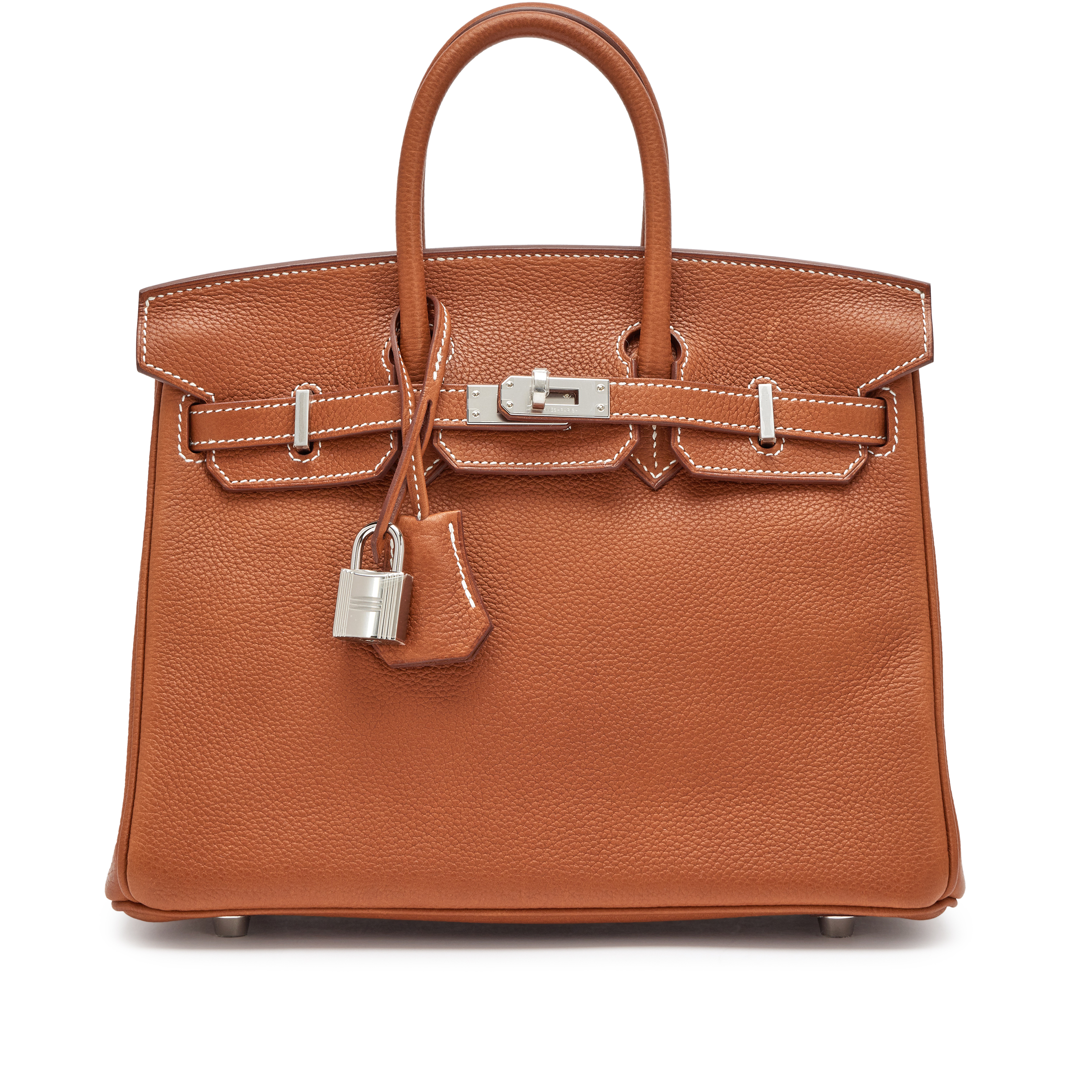 Hermès Fauve Barenia Faubourg Birkin 25 Palladium Hardware, 2025