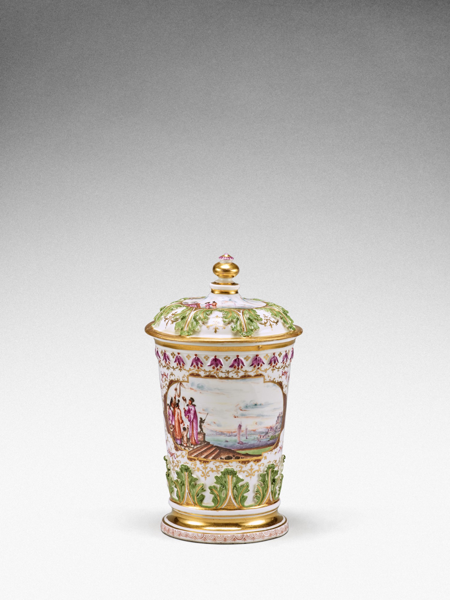 A Meissen beaker and cover, Circa 1725 | Sammlung Oppenheimer ...