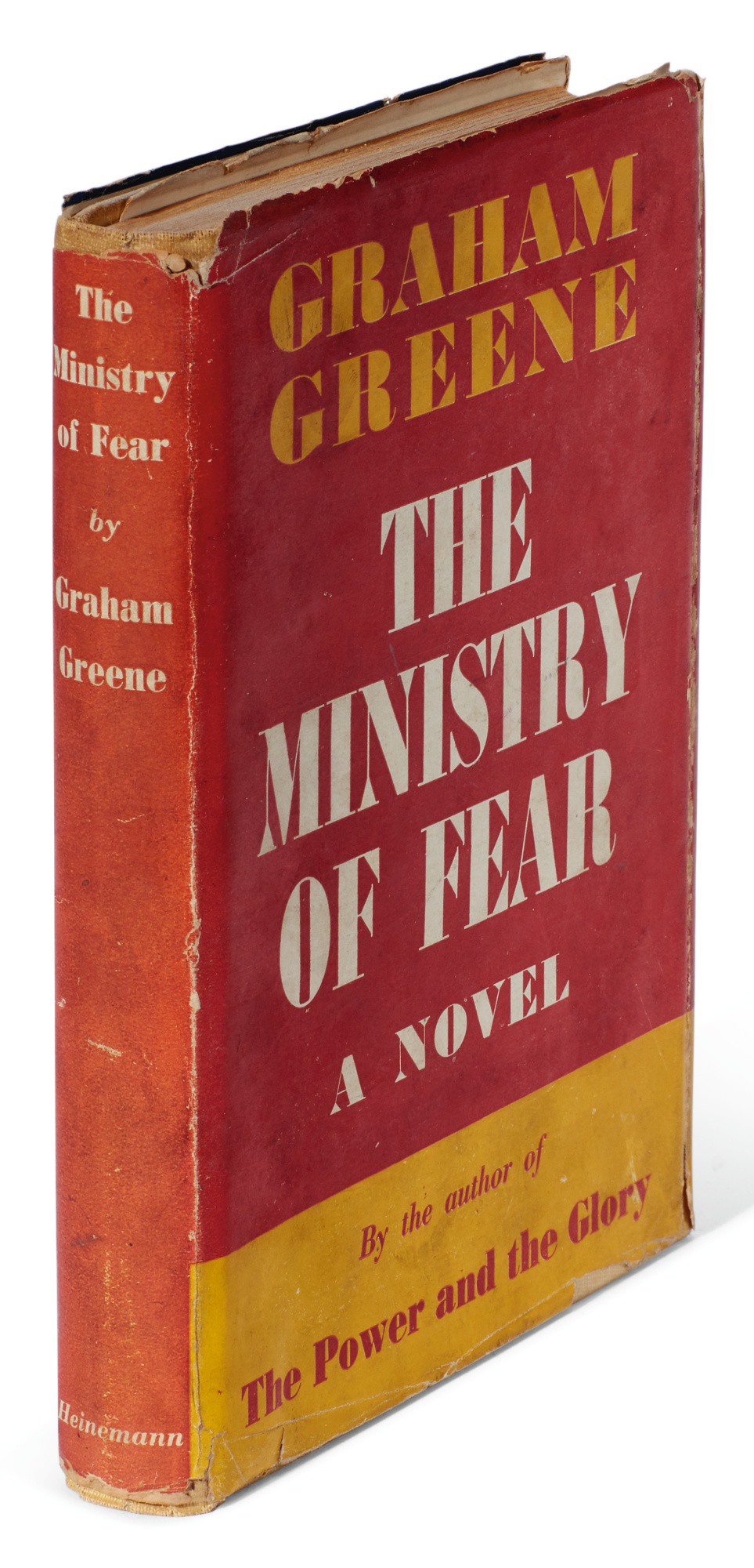 GREENE The Ministry of Fear, 1943, dustjacket English Literature
