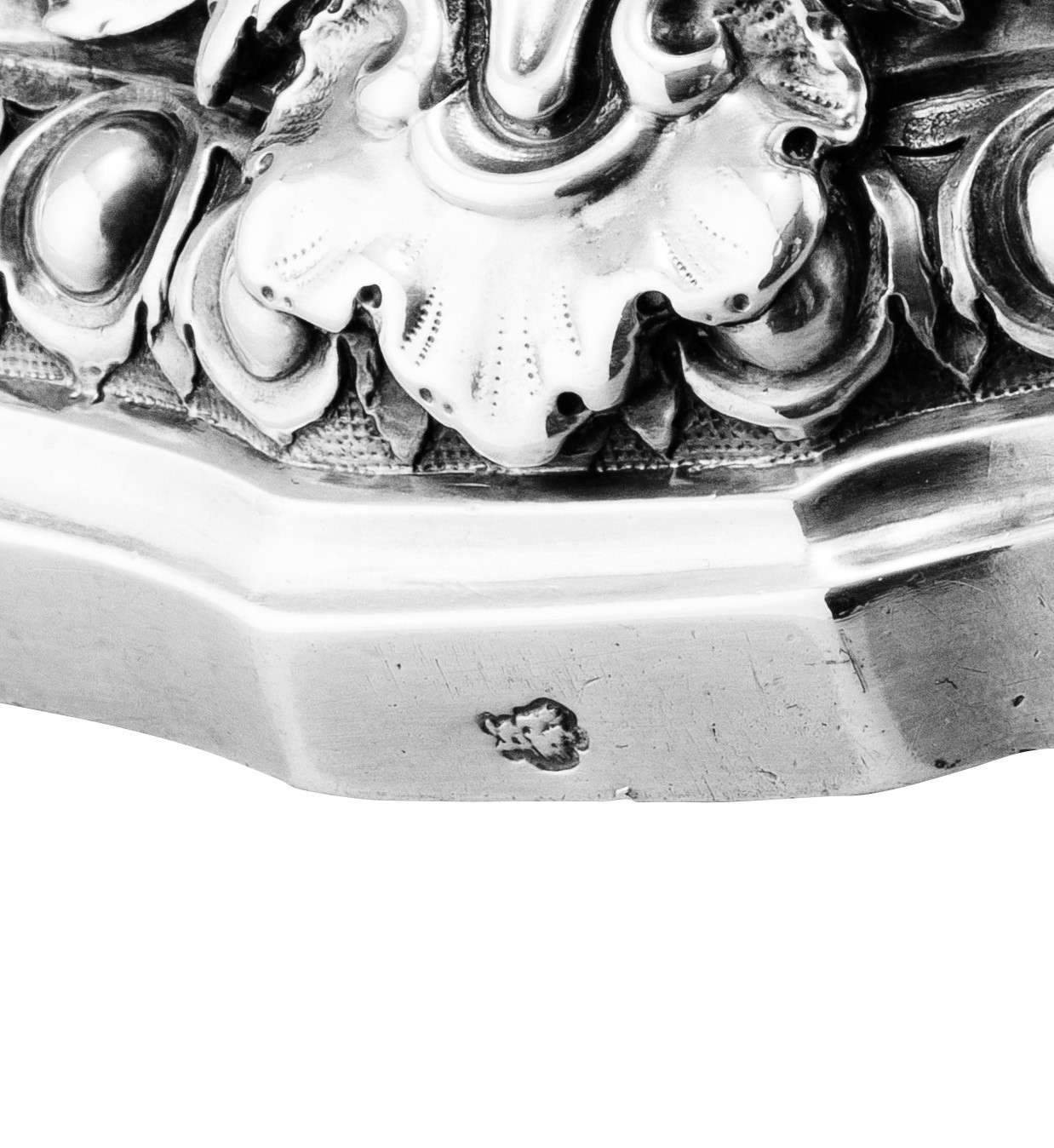 A pair of silver candlesticks, Alexis III Loir, Paris, 17521753