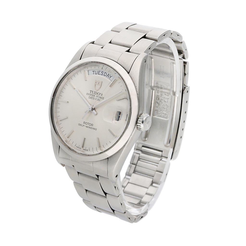 Tudor Vintage Date+Day A Stainless Steel Automatic Wristwatch With