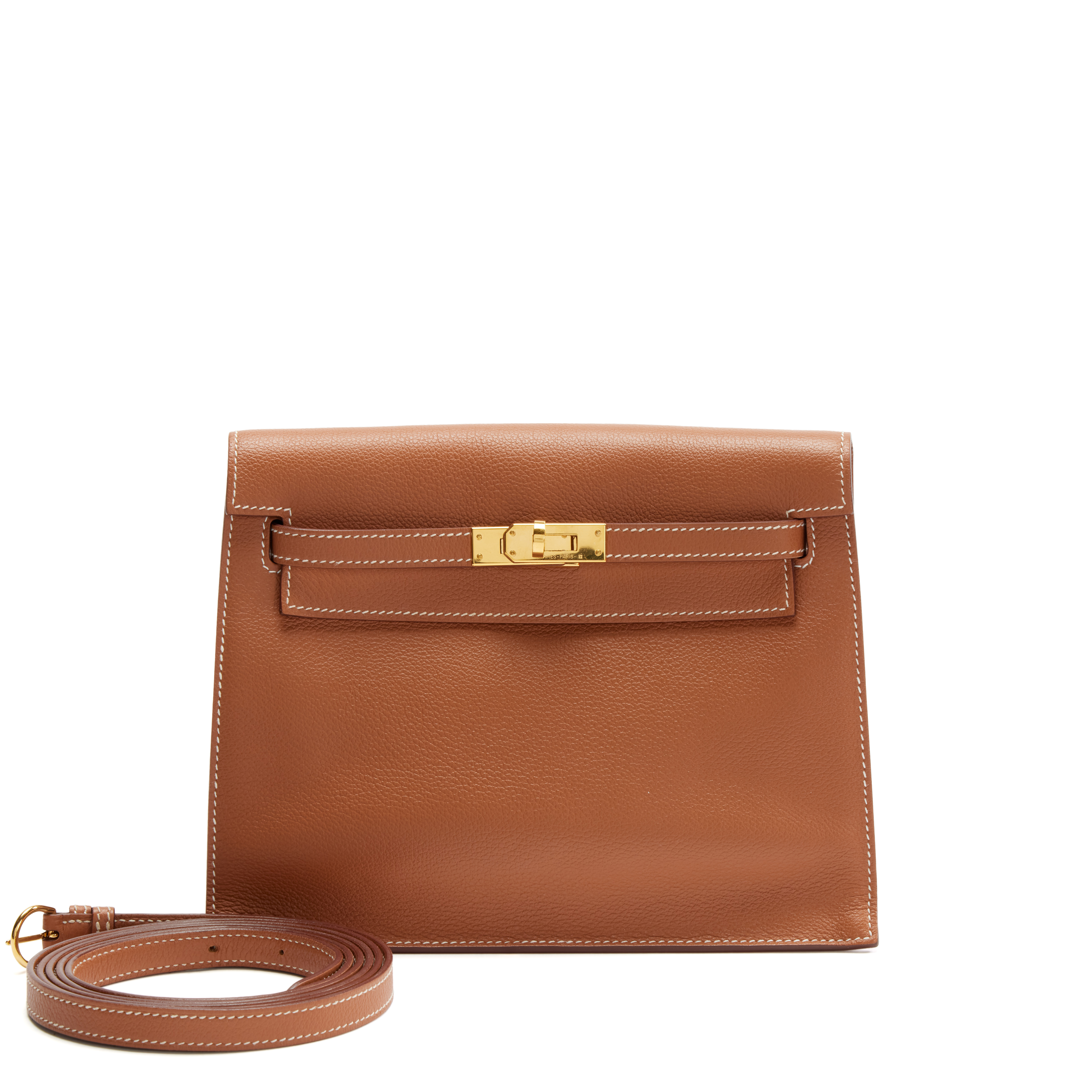 Hermès Gold Evercolor Kelly Danse II Gold Hardware, 2024 Available
