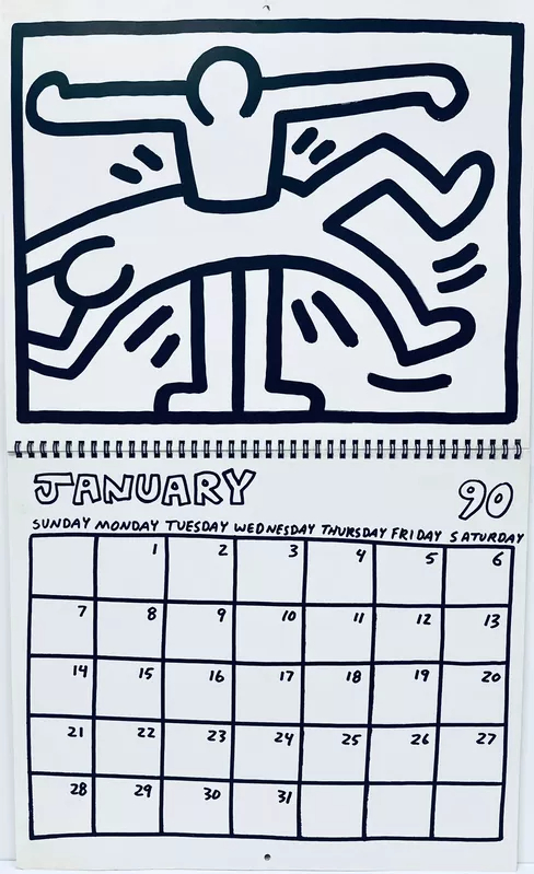 Keith Haring Vintage Haring Pop Shop Calendar Available For