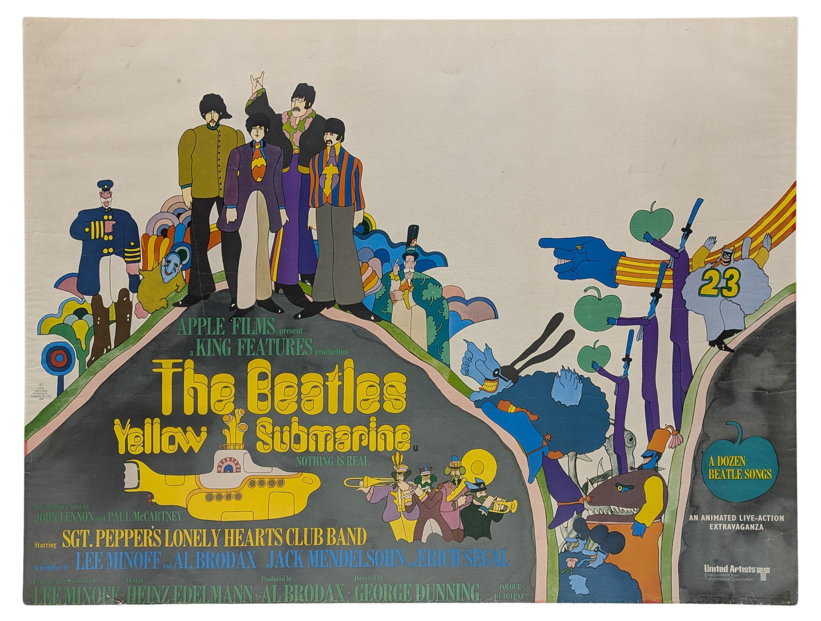 The Beatles Vintage The Beatles Yellow Submarine Movie