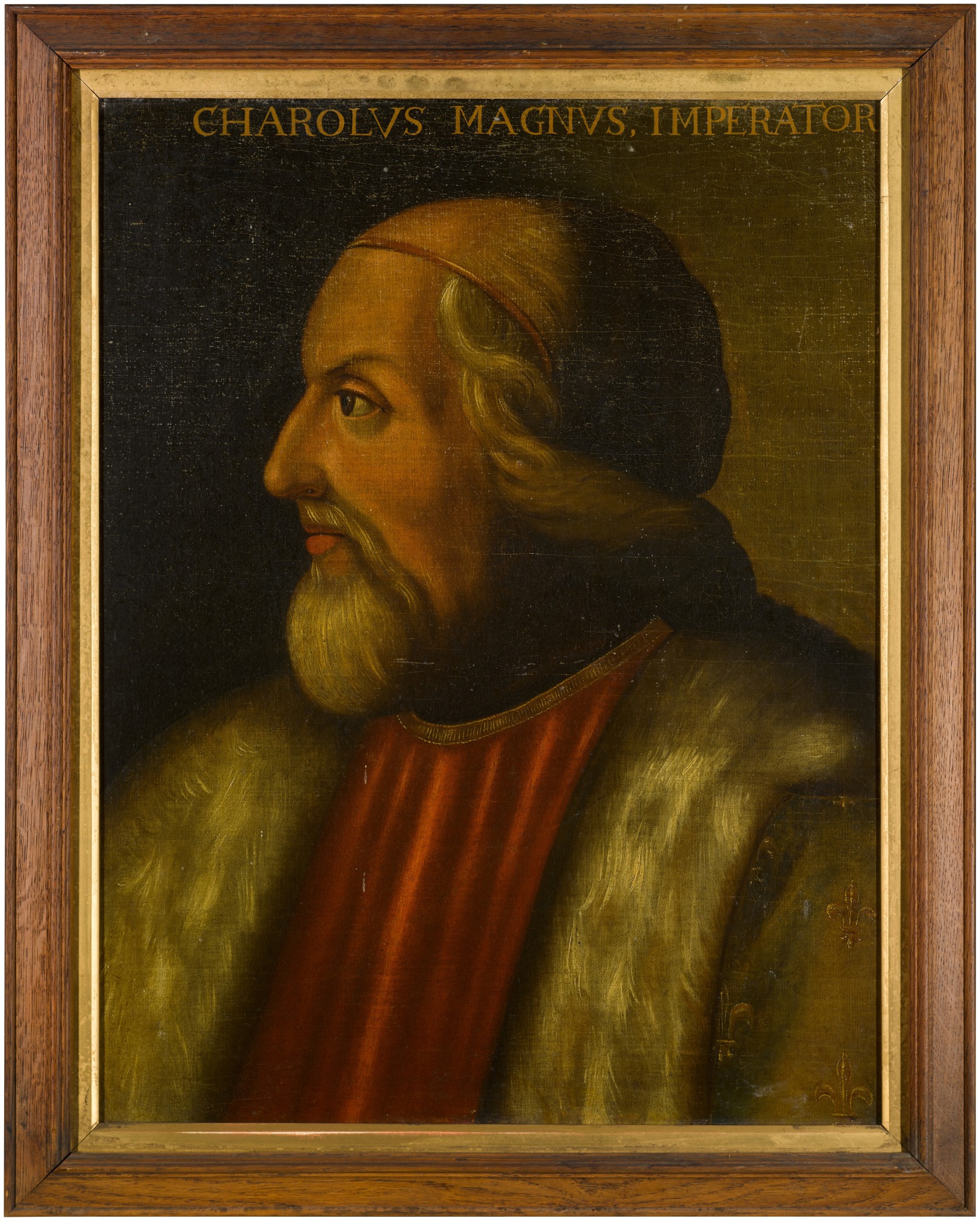 A set of 8 historical portraits comprising Charlemagne (circa 748814